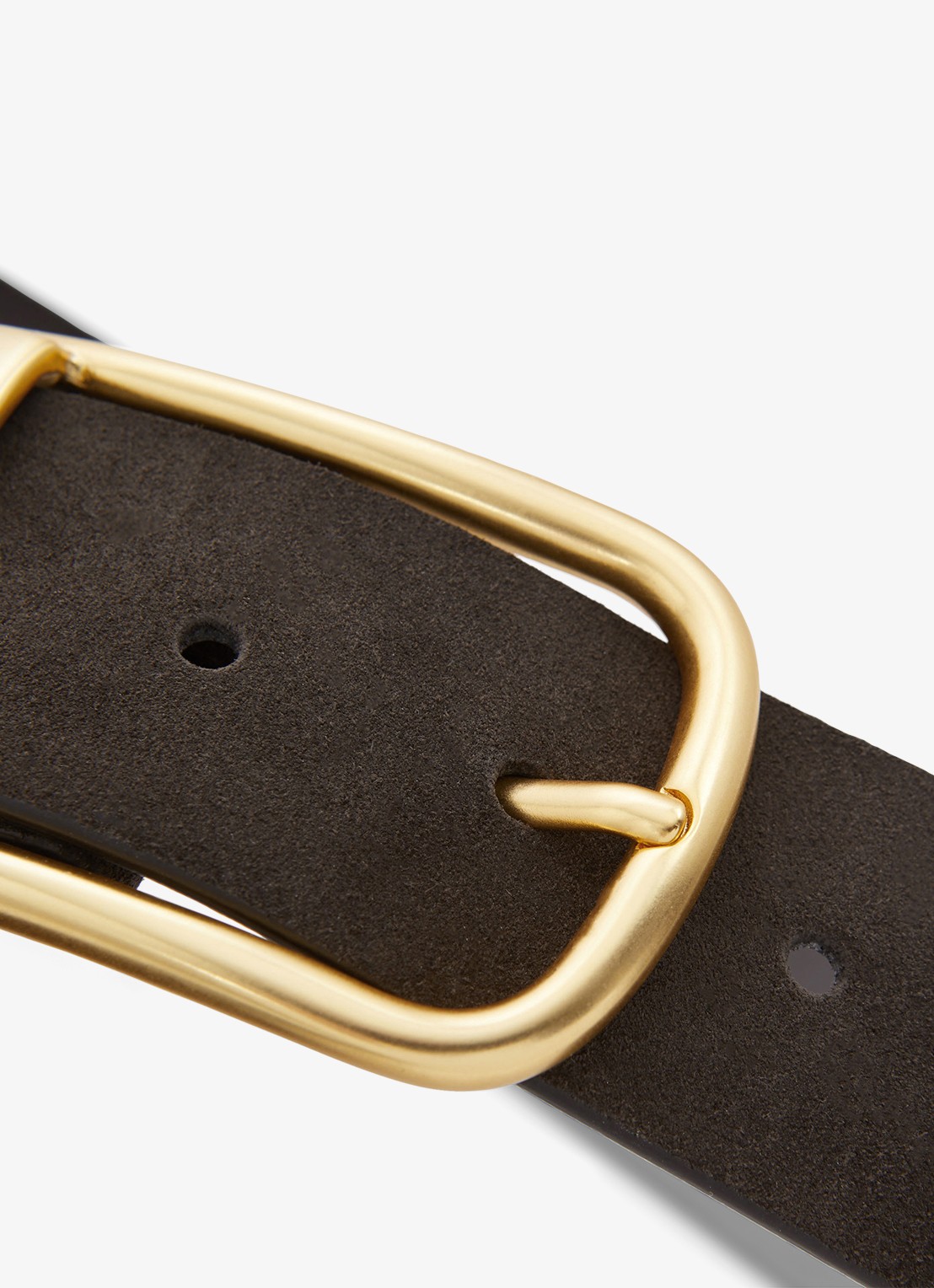 Reiss Iyla riem van leer - detail 7 chocoladebruin