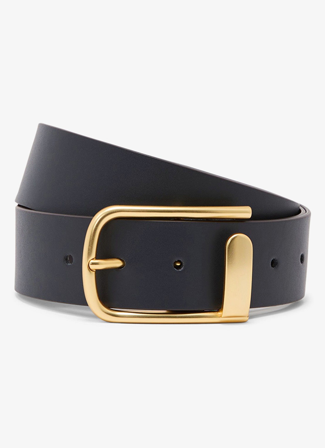 Reiss Iyla riem van suède - voorkant blauw