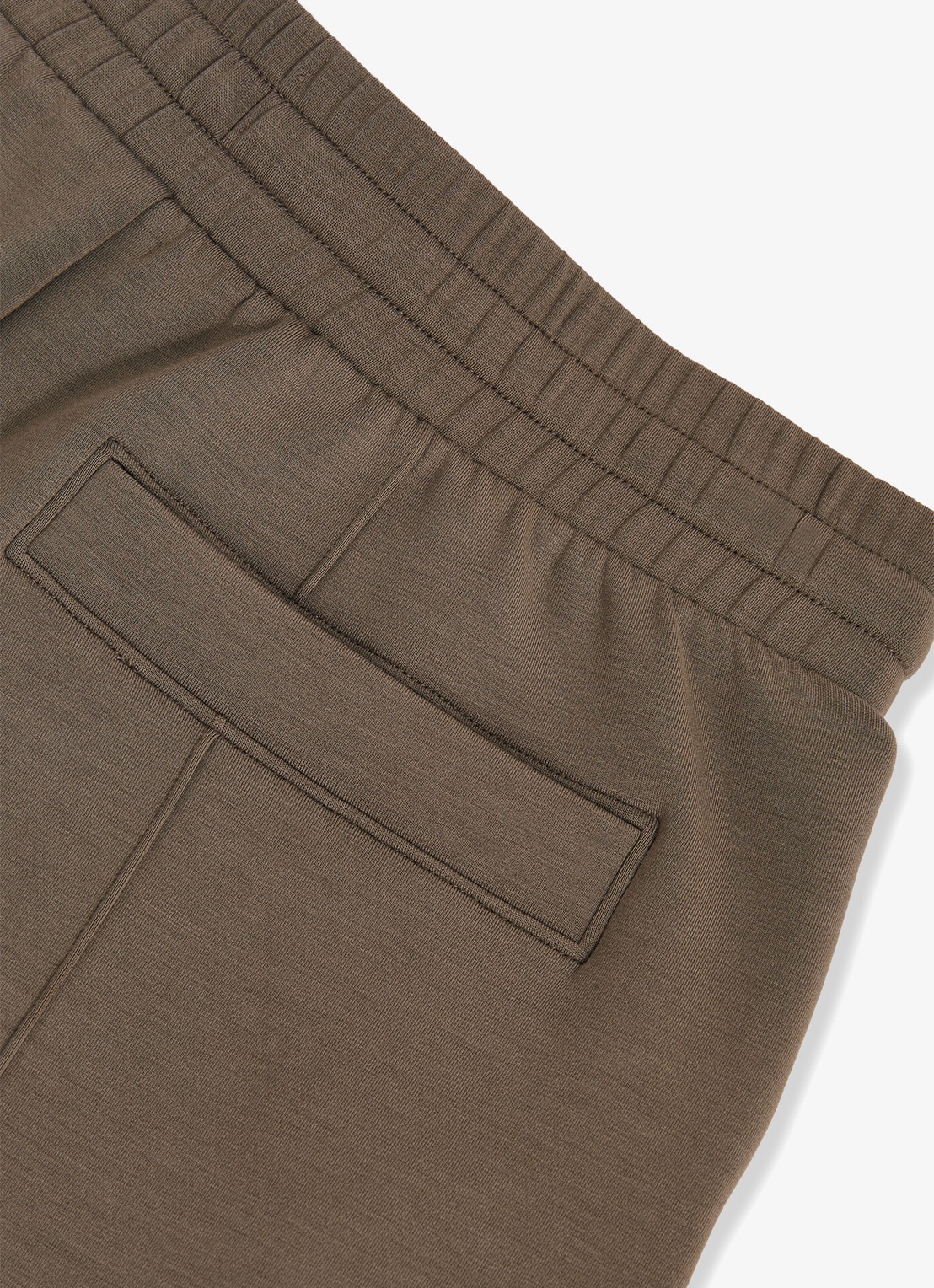Reiss Jemma high waist straight fit joggingbroek met steekzakken - detail 5 khaki