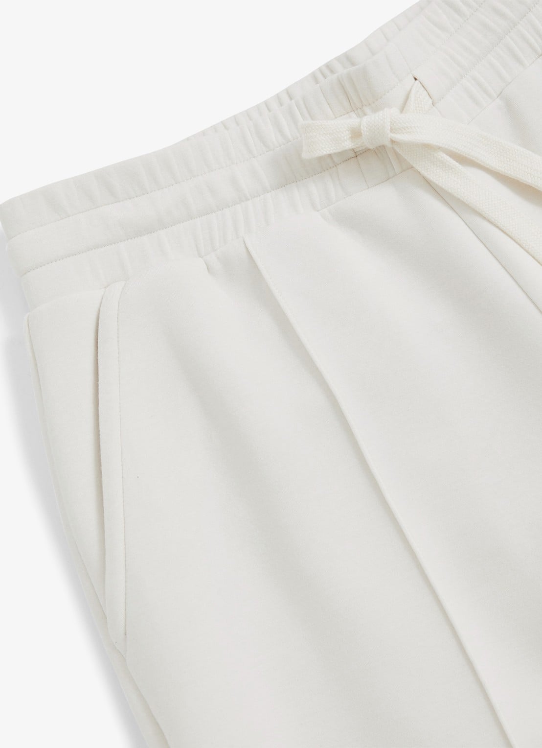Reiss Jemma high waist straight fit joggingbroek met steekzakken - detail 8 wit