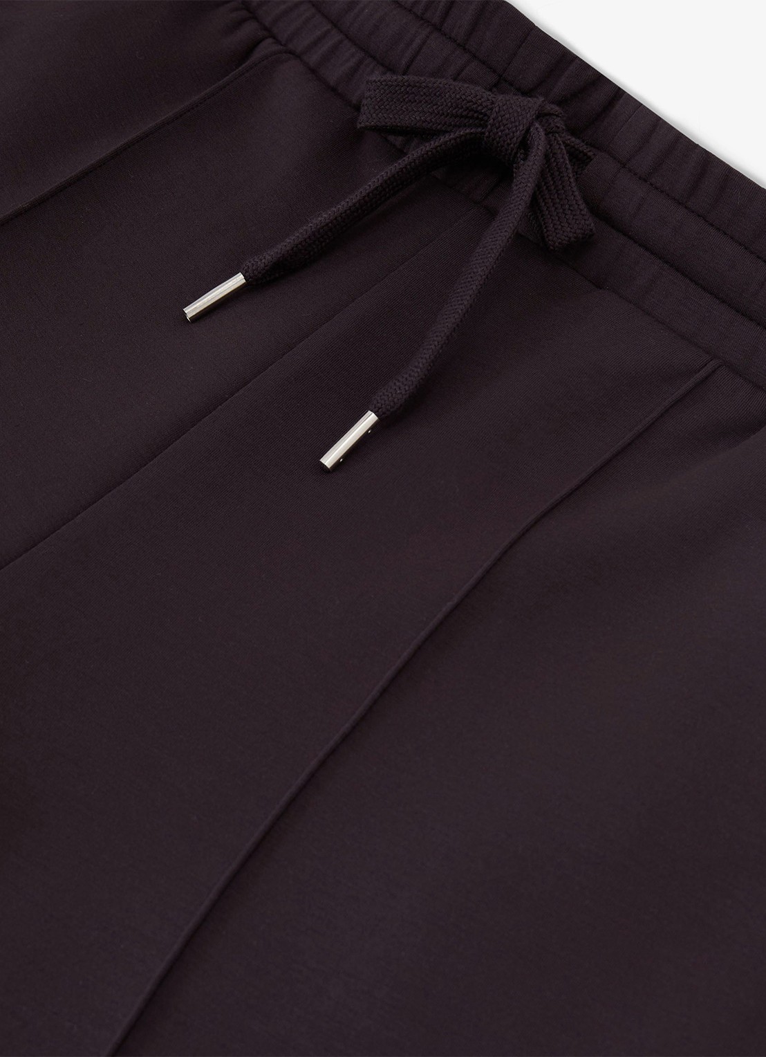 Reiss Jemma high waist straight fit joggingbroek met steekzakken - detail 4 aubergine