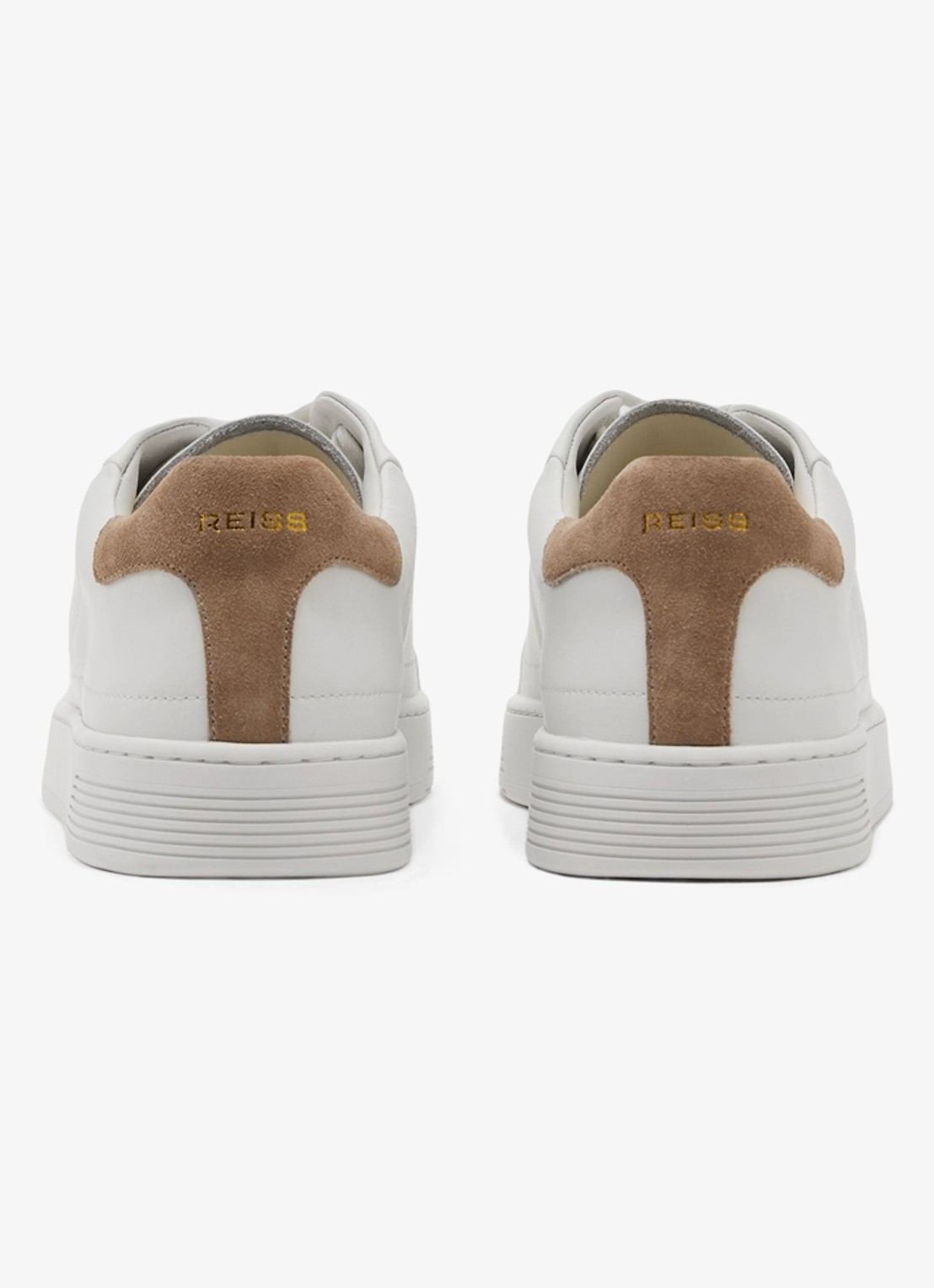 Reiss Jessie sneaker van leer - achterkant 2 wit