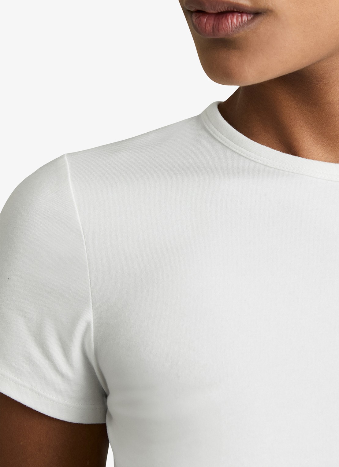Reiss Jolie T-shirt met stretch - detail 5 wit
