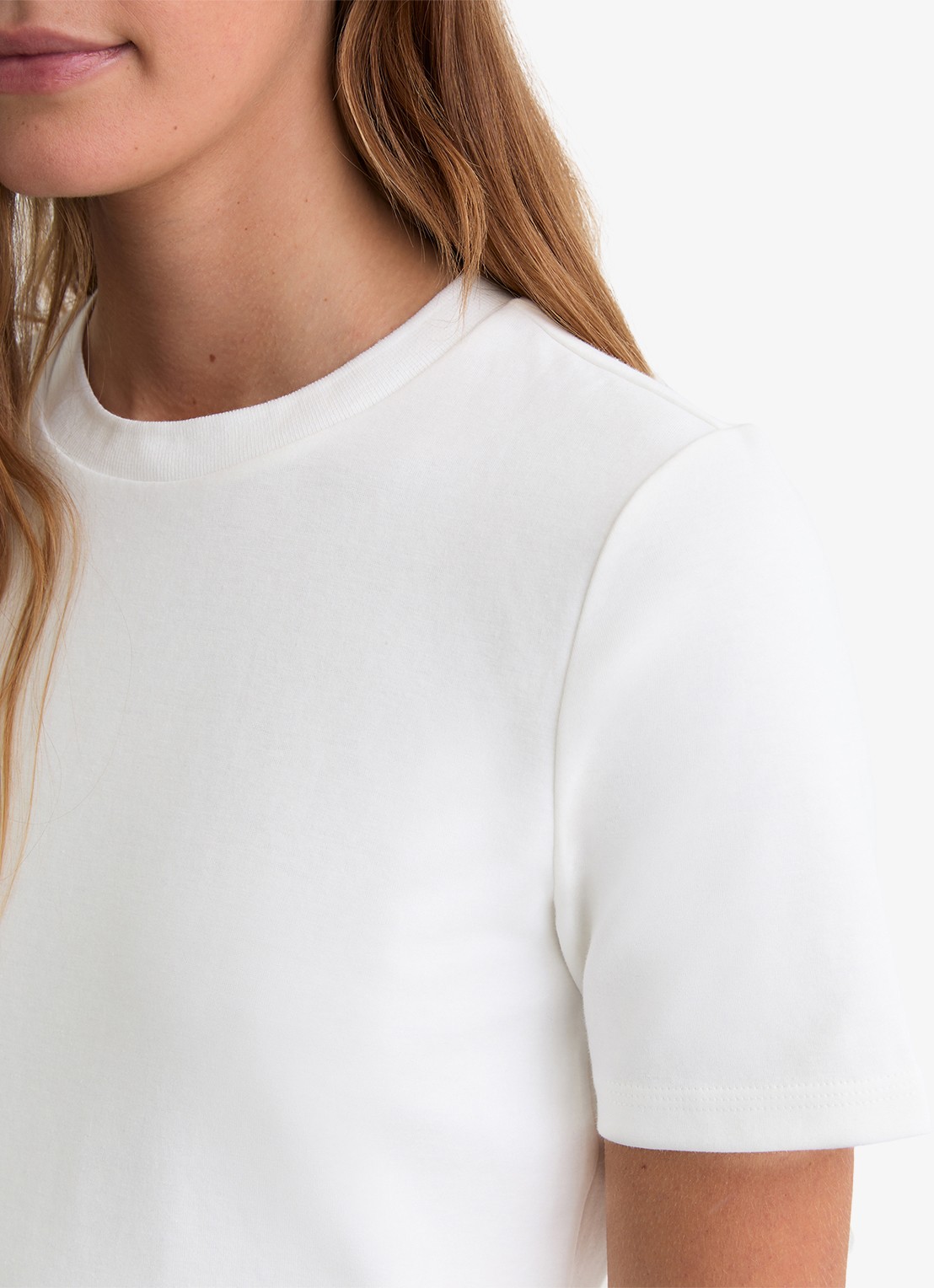 Reiss Josie T-shirt met ronde hals - detail 2 wit