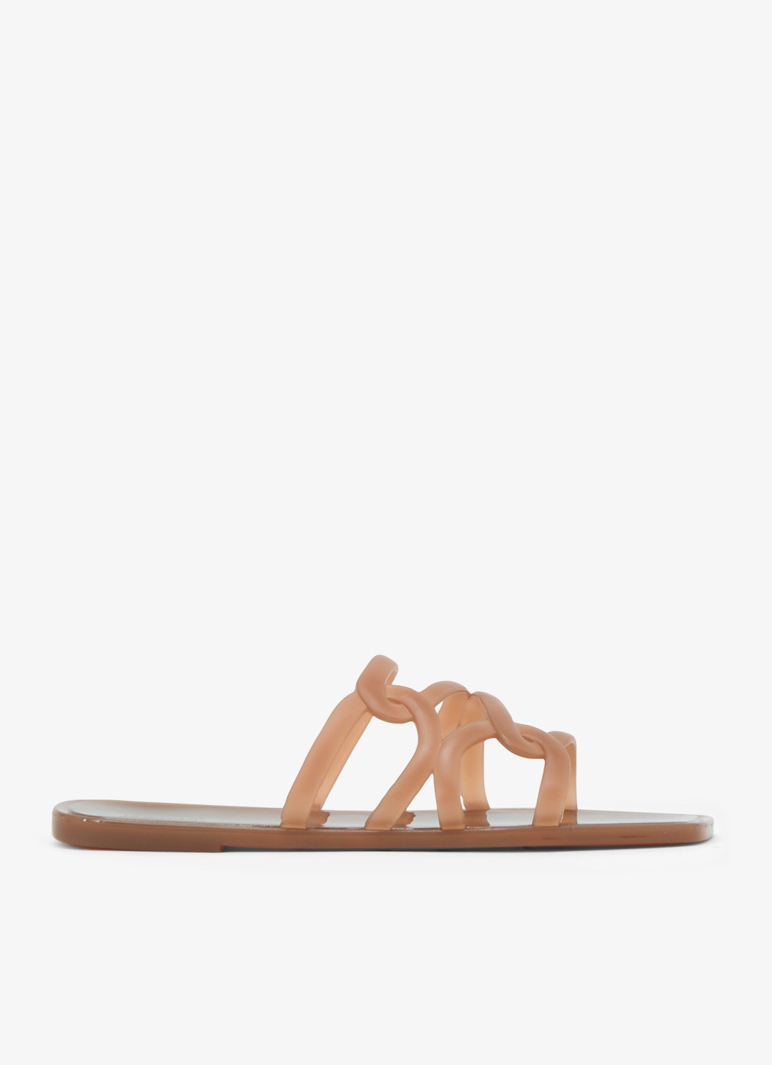 Reiss Juliette slipper - voorkant beige