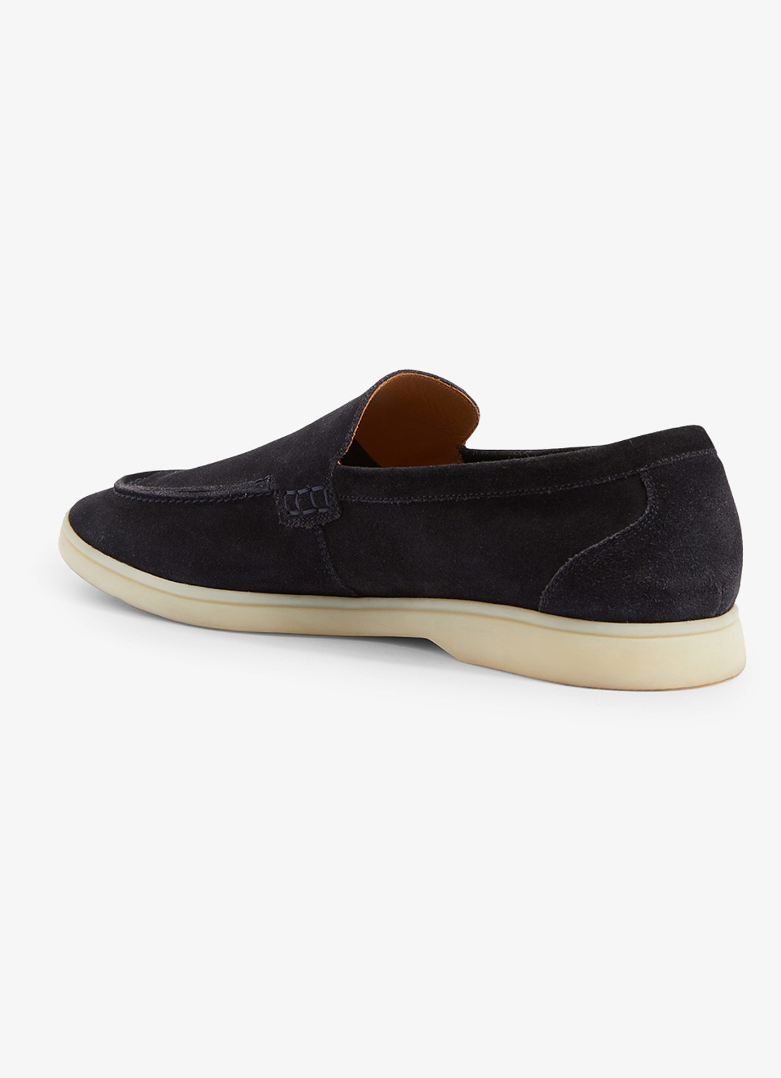 Reiss Kason loafer van suède - detail 4 navy / blauw