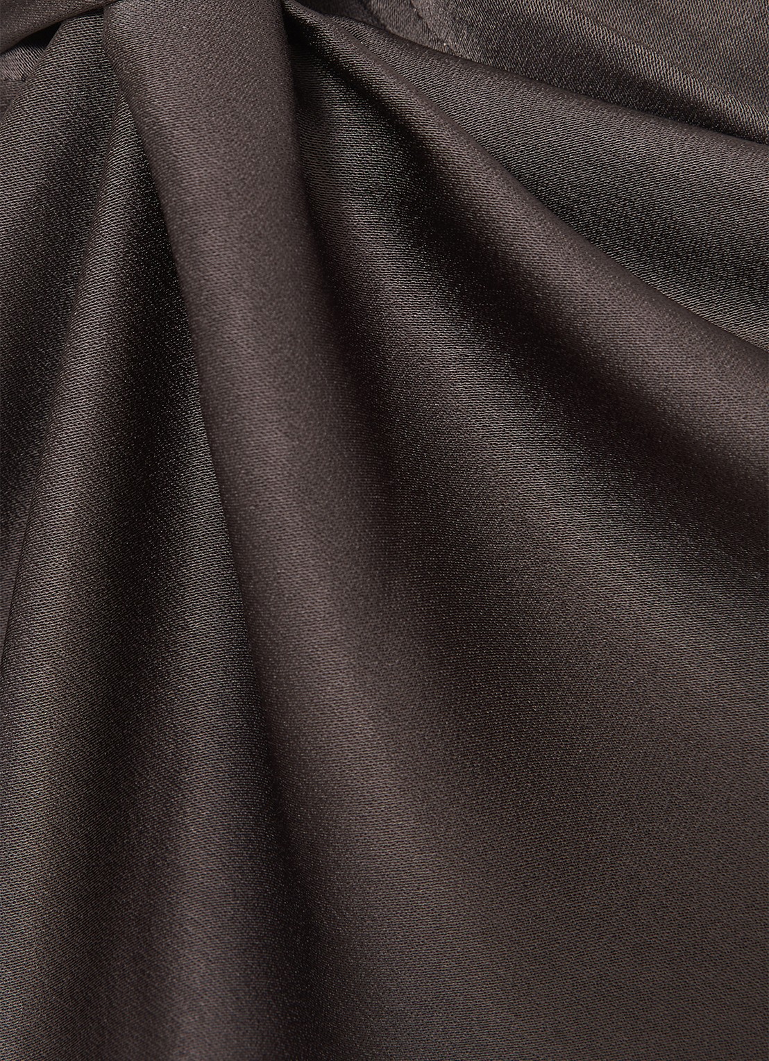 Reiss Kenzie asymmetrische gedrapeerde midi-jurk - detail 5 taupe