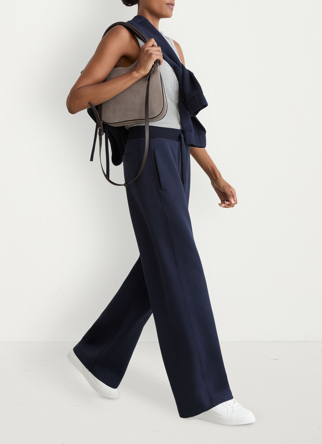 Reiss Laney wide fit joggingsbroek met steekzakken - detail 6 blauw