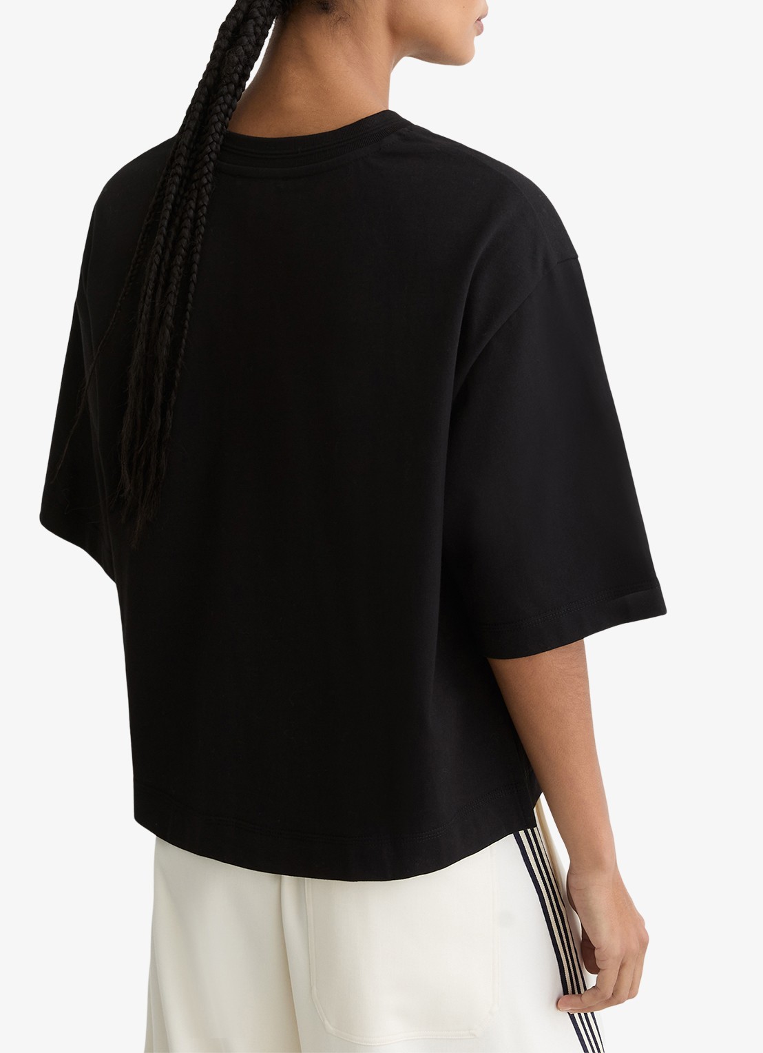 Reiss Lara oversized T-shirt  - achterkant 3 black / zwart