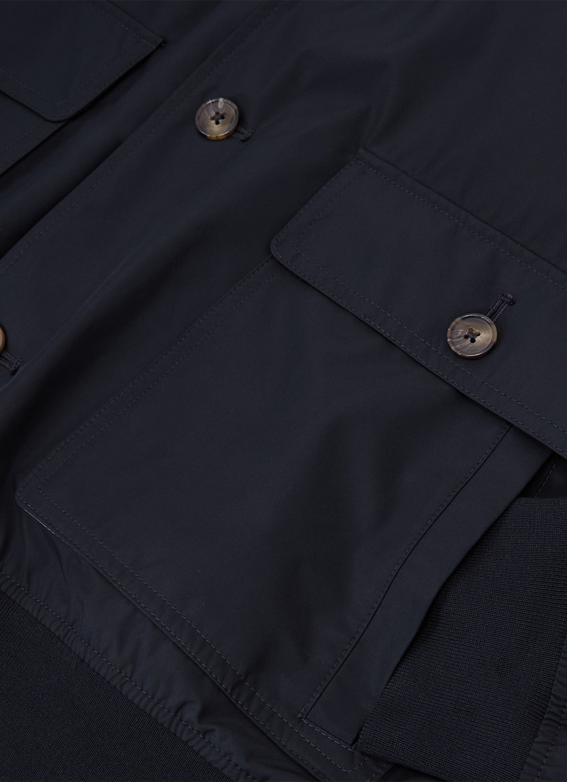 Reiss Latent bomberjack met steekzakken - detail 3 navy / blauw