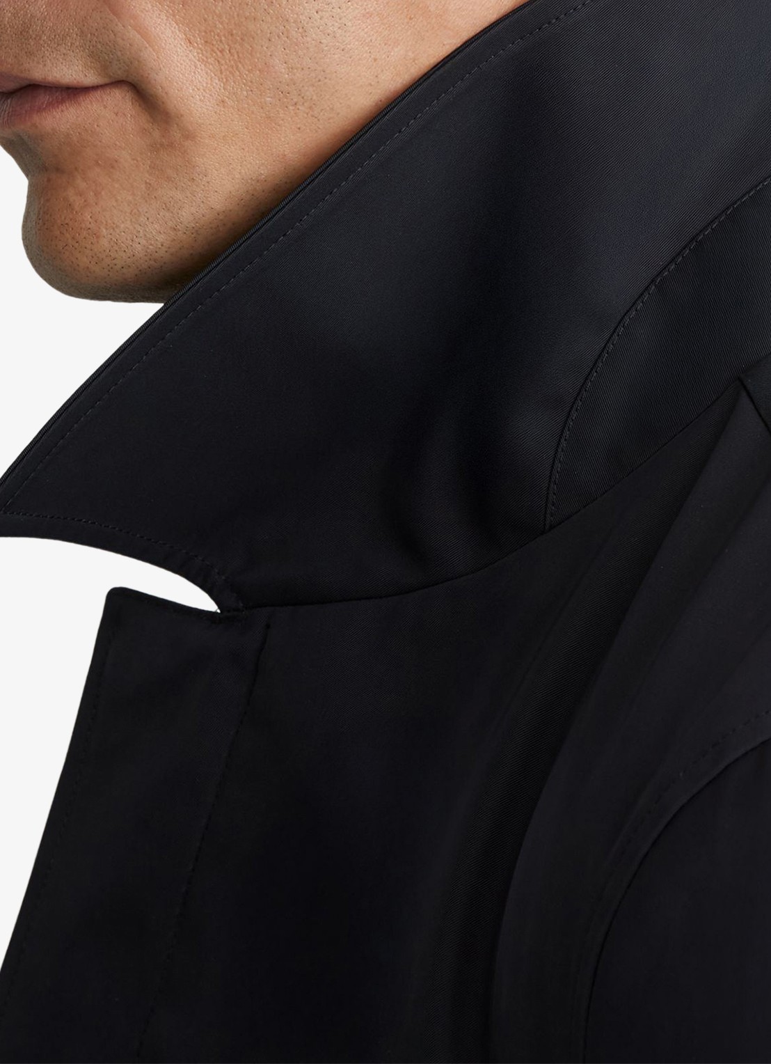 Reiss Lawlen gewatteerde parka met steekzakken - detail 2 navy / blauw