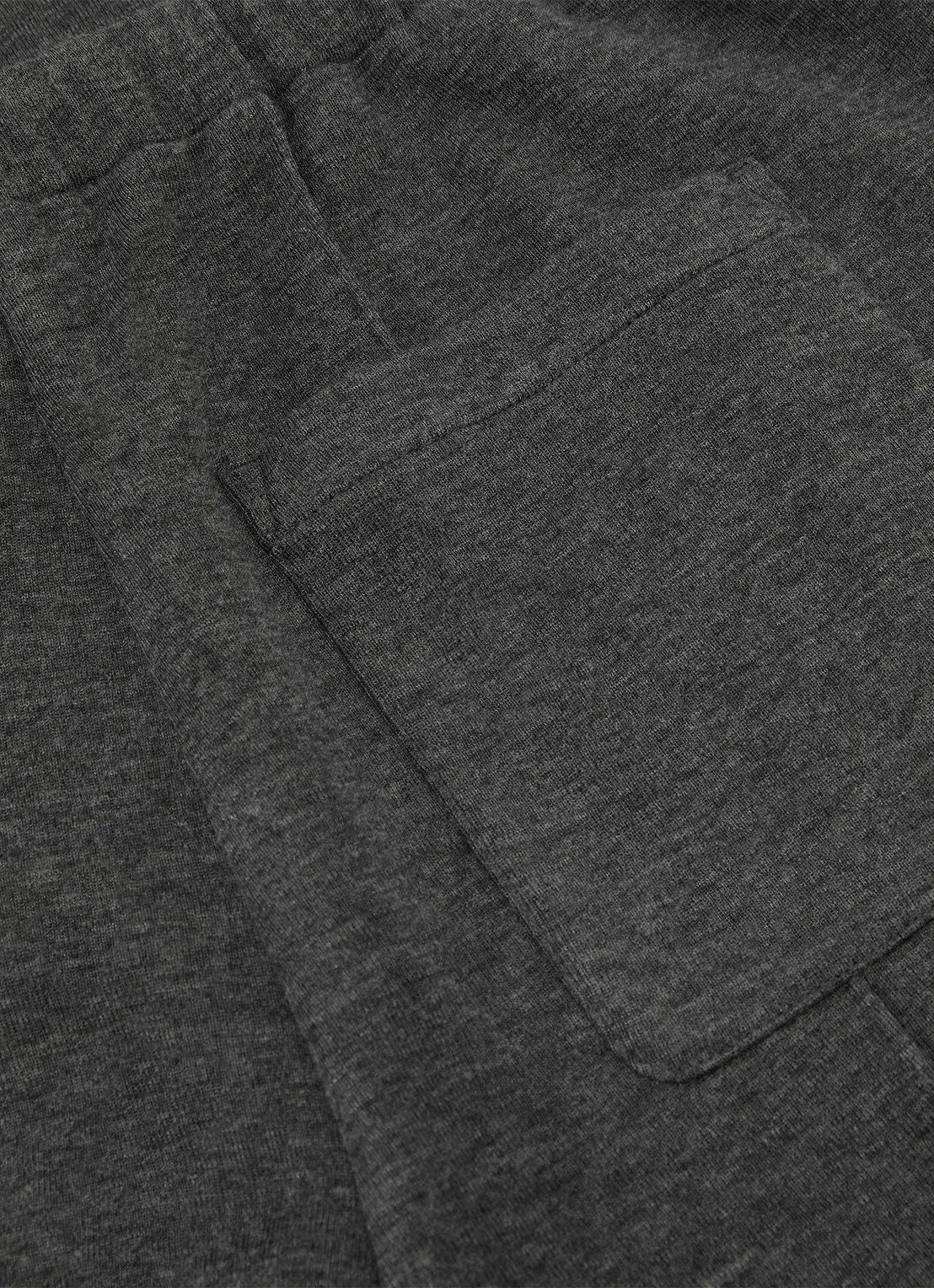 Reiss Layla wide leg joggingbroek van wol en lyocell - detail 6 donkergrijs