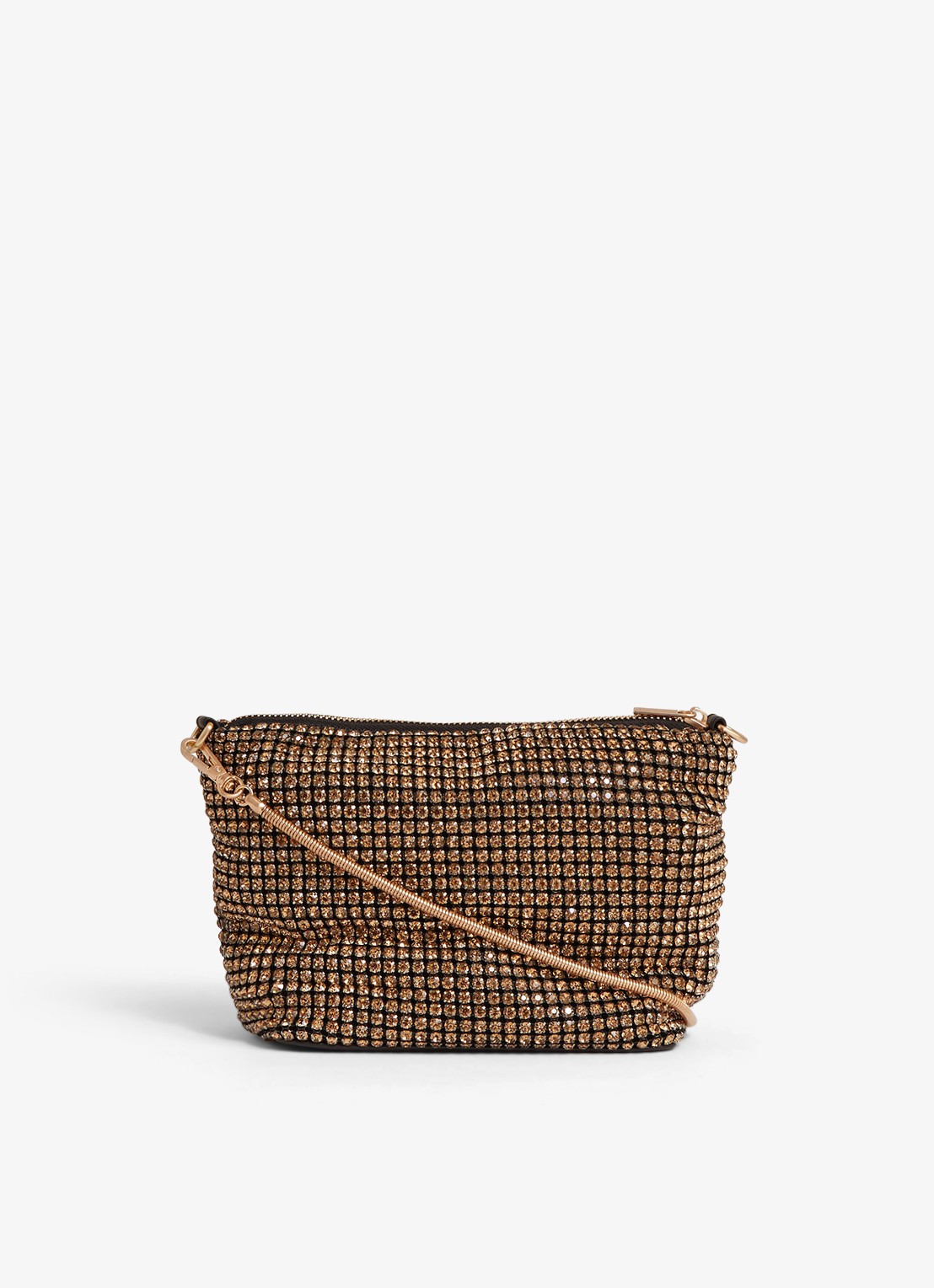 Reiss Leah schoudertas met studs  - detail 2 goud