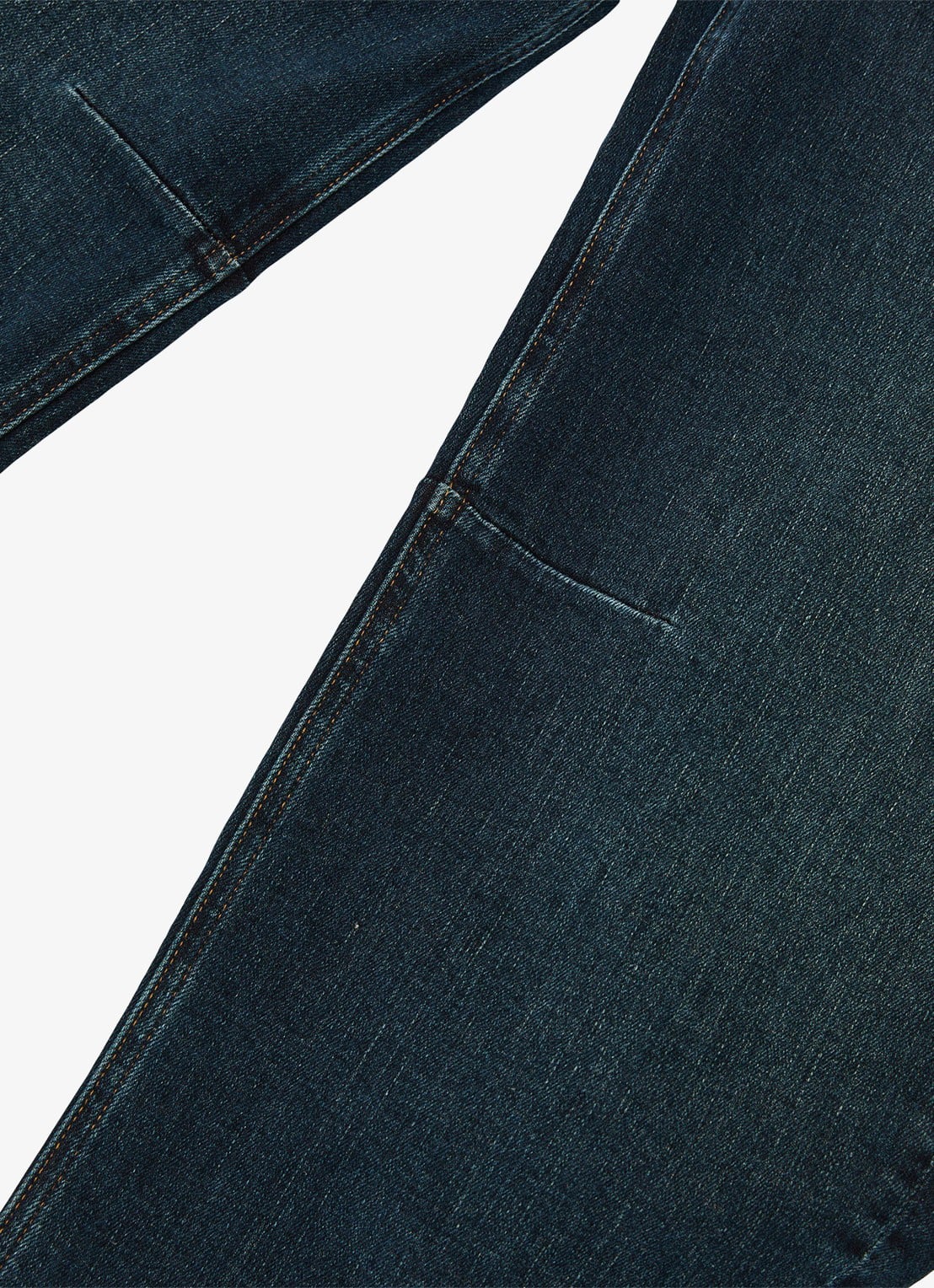 Reiss Levitt mid waist loose fit jeans met steekzakken - detail 4 donkerblauw