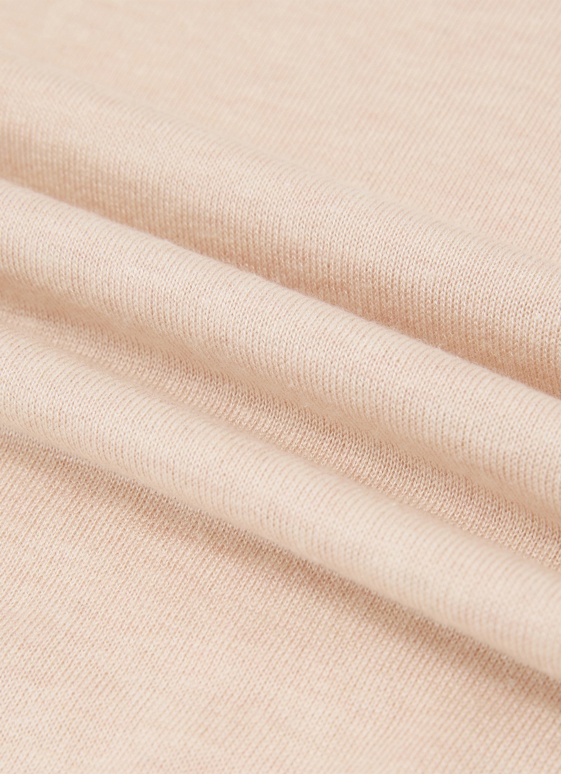 Reiss Livy fijngebreide top in linnenblend - detail 6 beige
