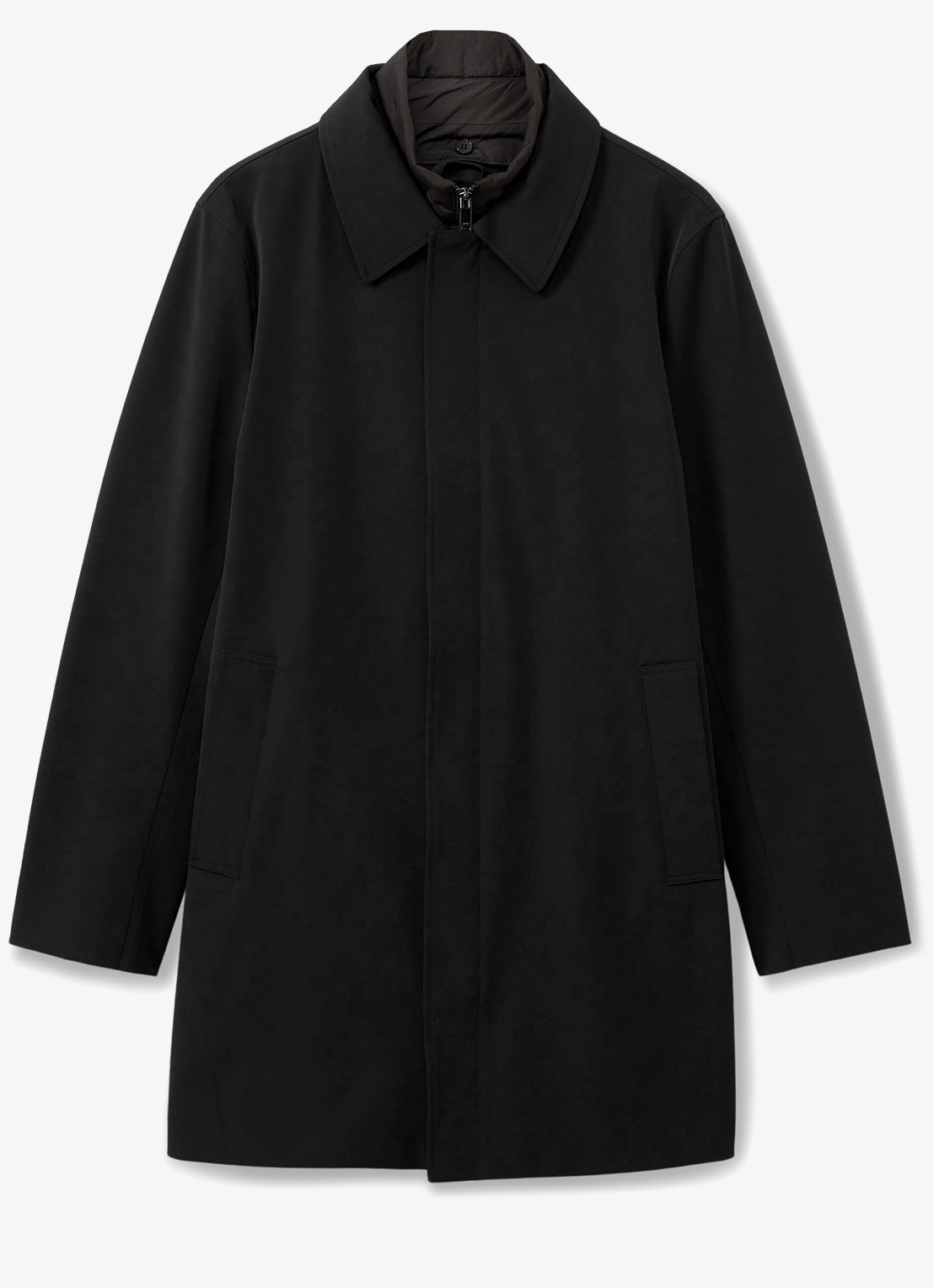 Reiss Logan jack met uitneembare voering - voorkant 2 zwart