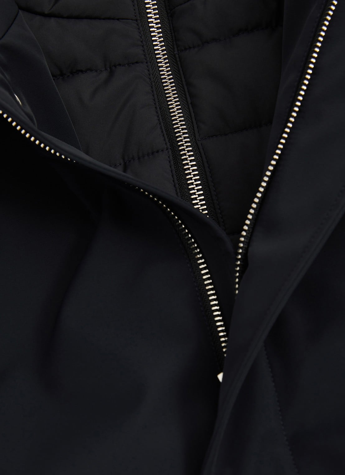 Reiss Logan jack met uitneembare voering - detail 5 donkerblauw
