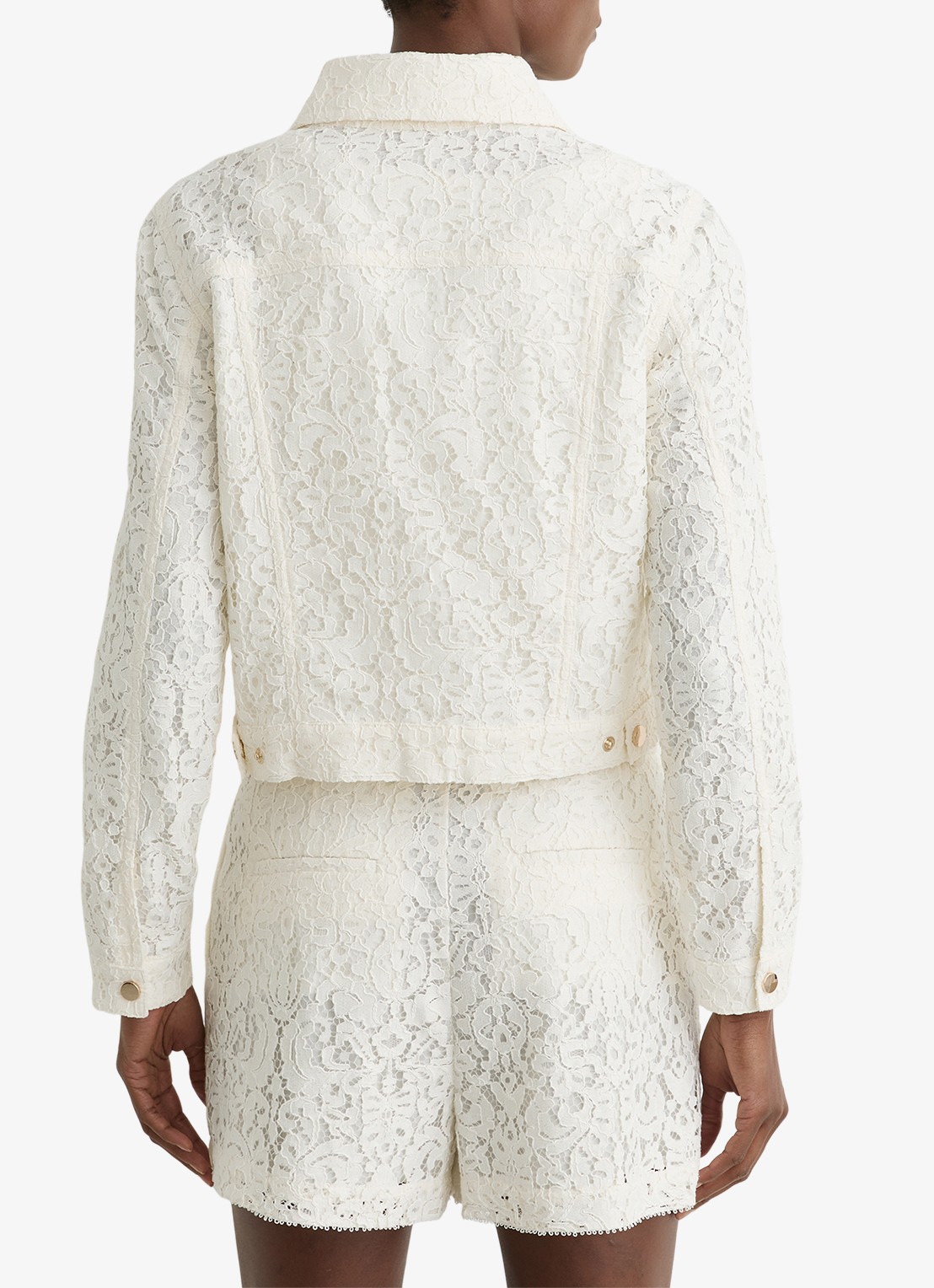 Reiss Lori jack met kant - achterkant 5 wit