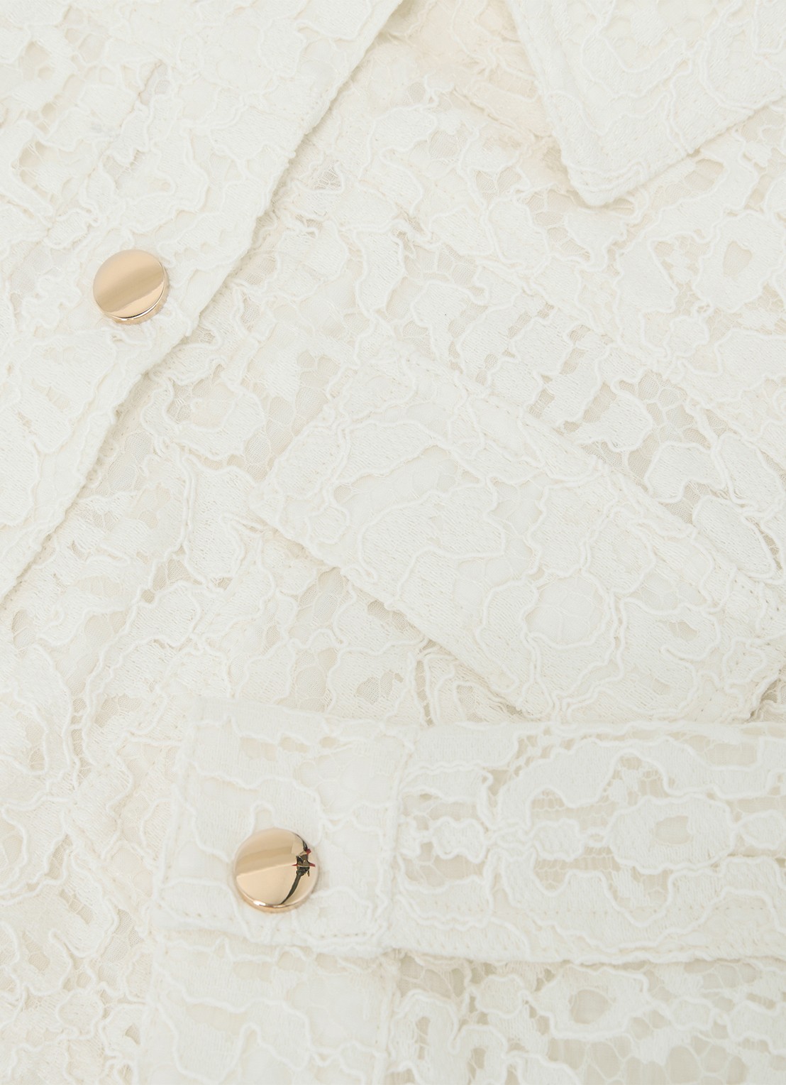Reiss Lori jack met kant - detail 4 wit
