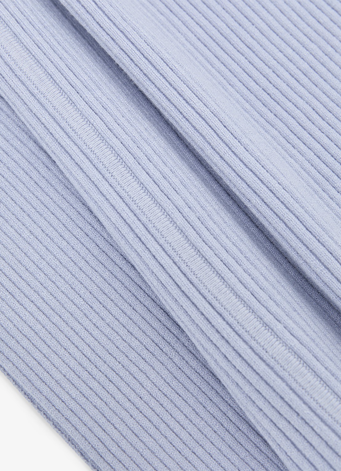 Reiss Lorna fijngebreide trui met asymmetrisch hals - detail 4 donkerblauw