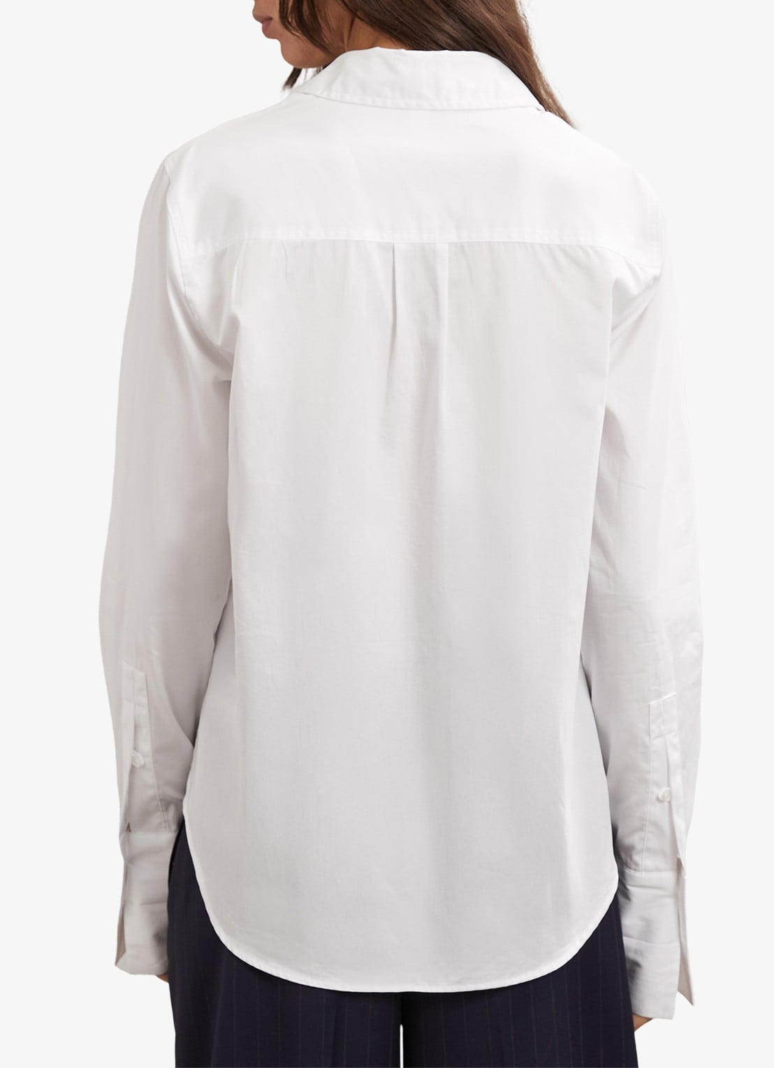 Reiss Lottie blouse met kraag - achterkant 6 wit