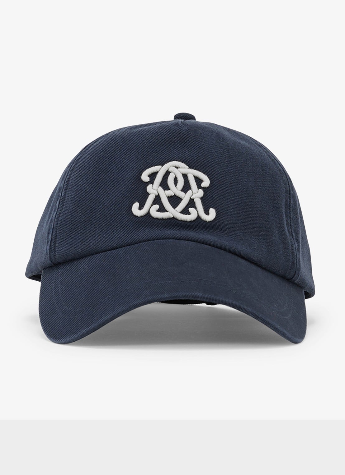 Reiss Luzon pet met logoborduring - voorkant 2 navy / blauw