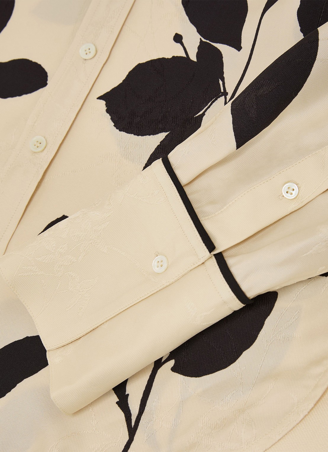 Reiss Lyla blouse met paisley dessin - detail 6 creme