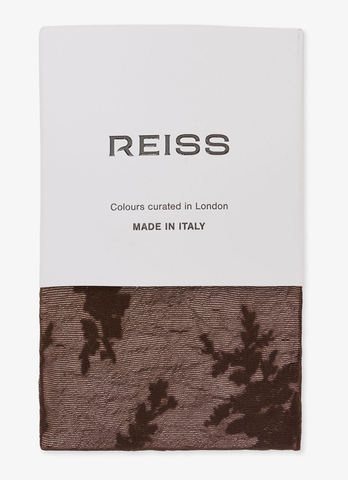 Reiss Lyra panty met bloemenprint - voorkant 3 naturel