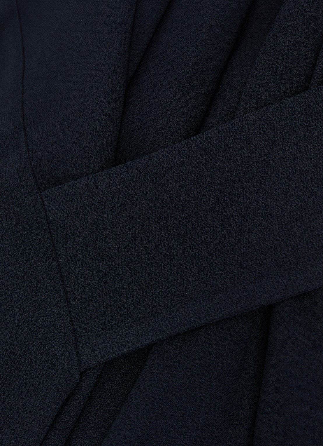 Reiss Maeve midi jurk met gedrapeerd detail - detail 5 blauw