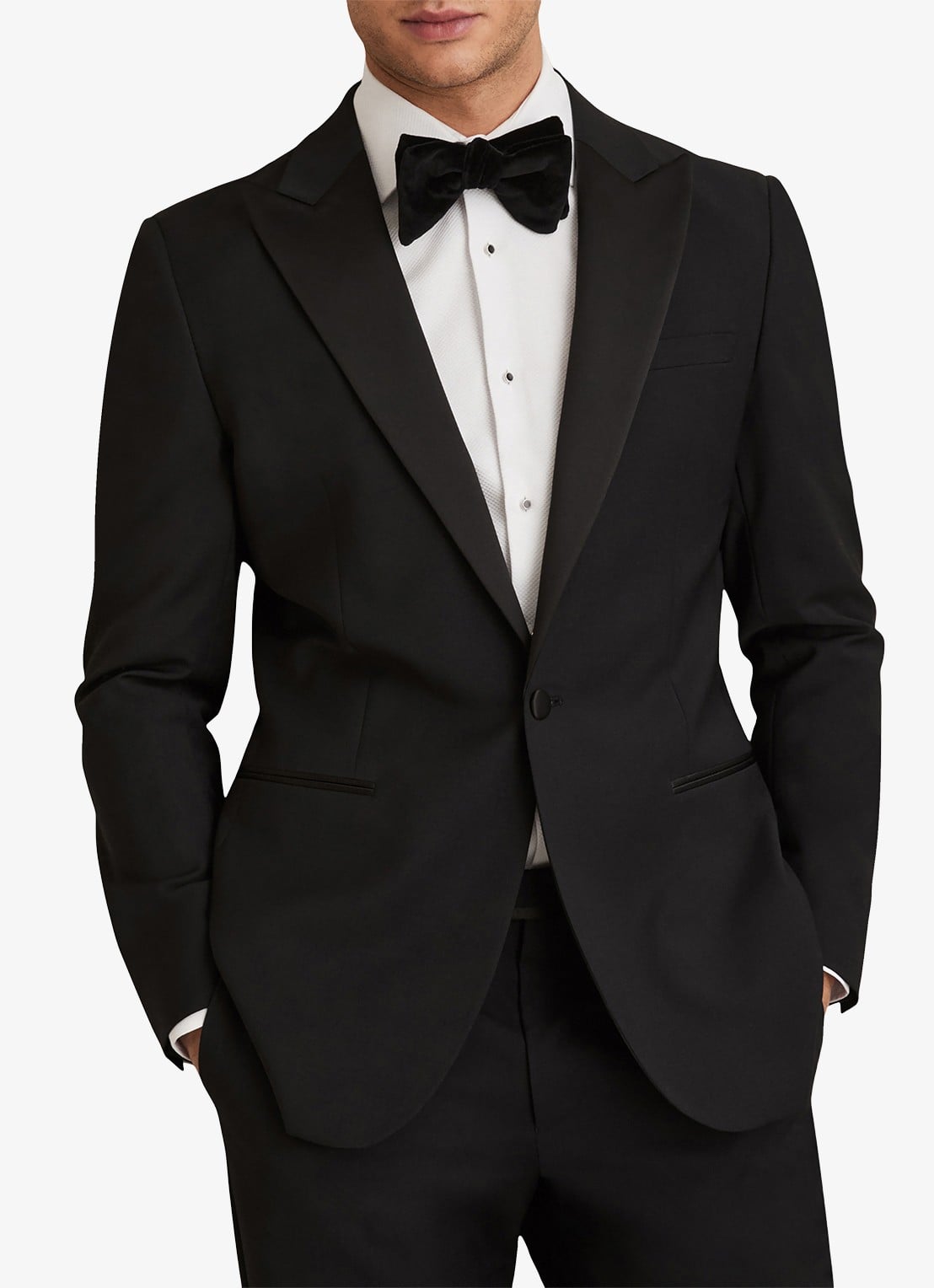 Reiss Marcel regular fit overhemd met structuur - detail 5 wit