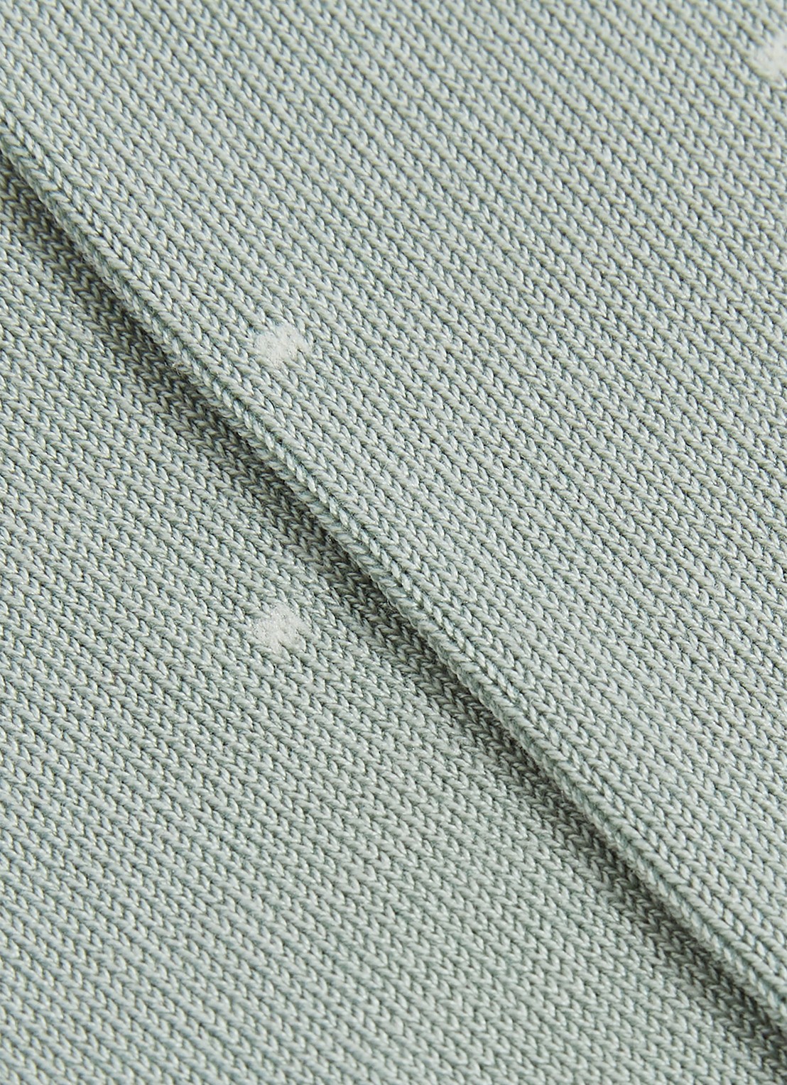 Reiss Mario sokken met stippenprint - detail lindegroen