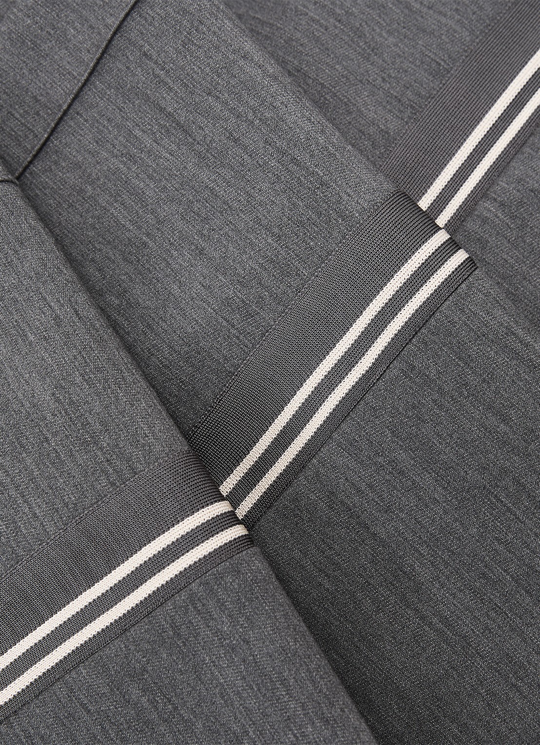 Reiss Marlow high waist wide fit trackpants met gestreept detail - detail 4 grijs