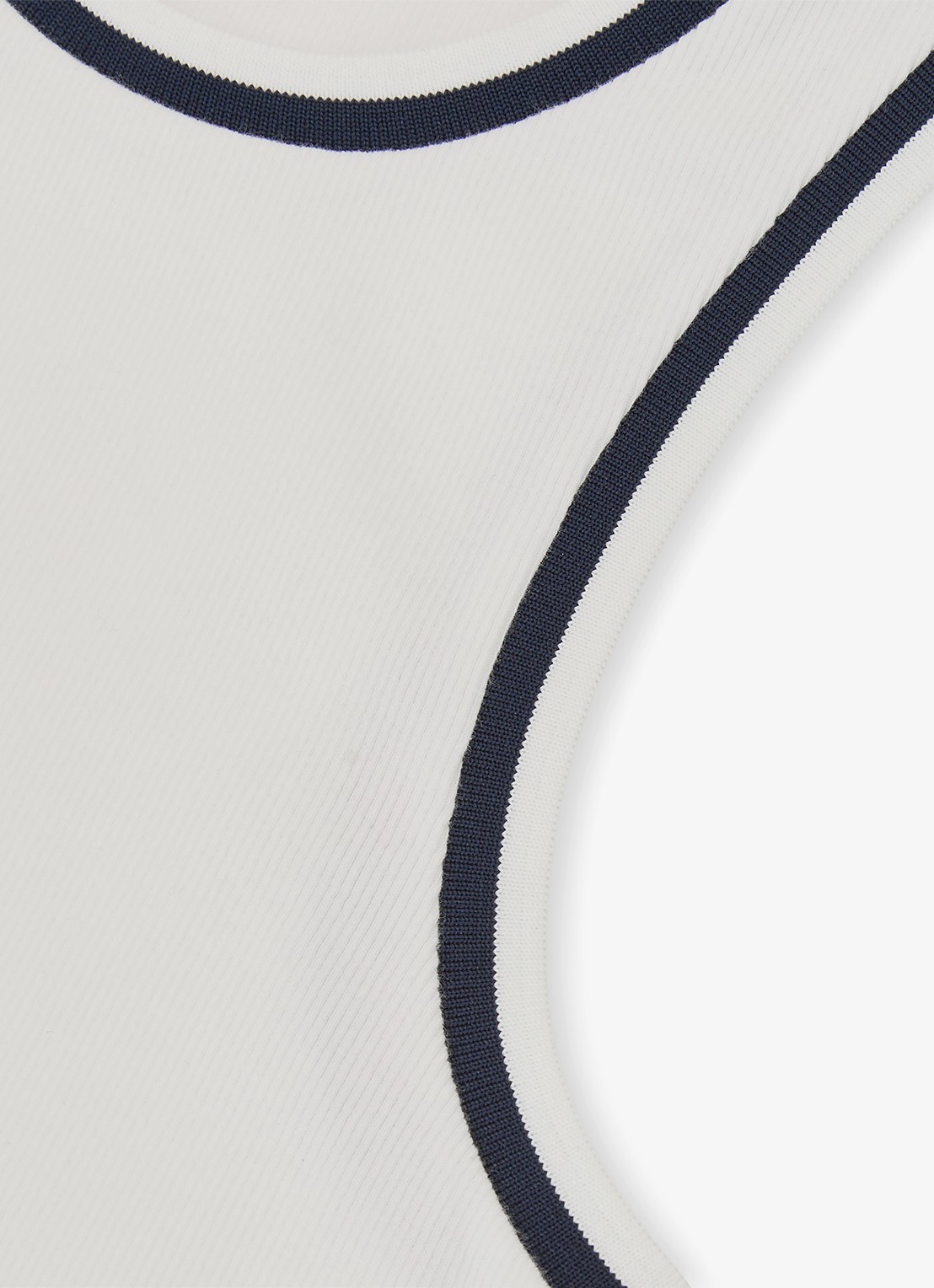 Reiss Matilda tanktop met ribstructuur - detail 5 wit