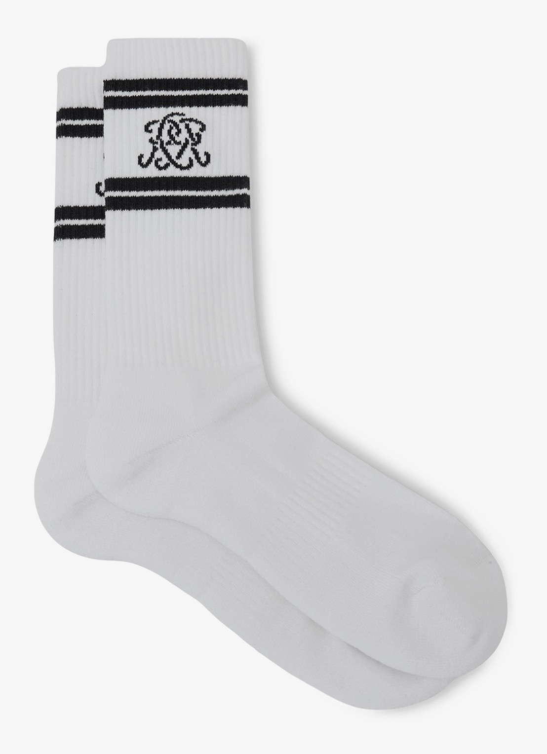 Reiss Maurice sokken in katoenblend met logo - detail 2 wit