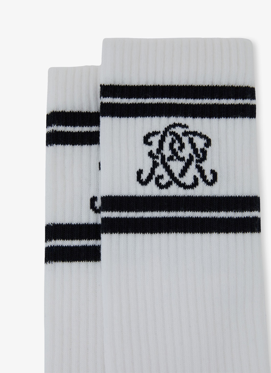 Reiss Maurice sokken in katoenblend met logo - detail 3 wit