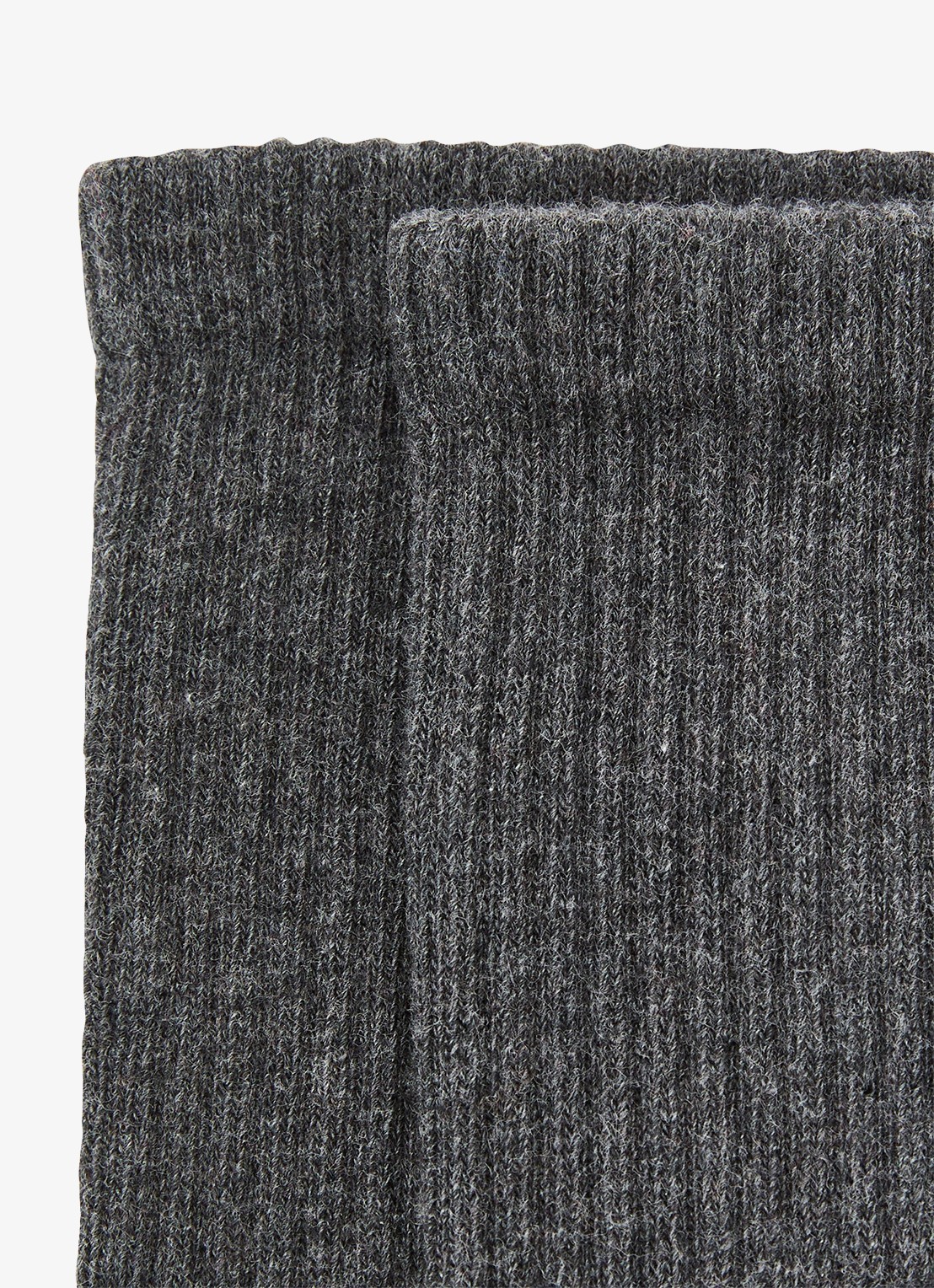 Reiss Maxim sokken met ribstructuur - detail 3 donkergrijs