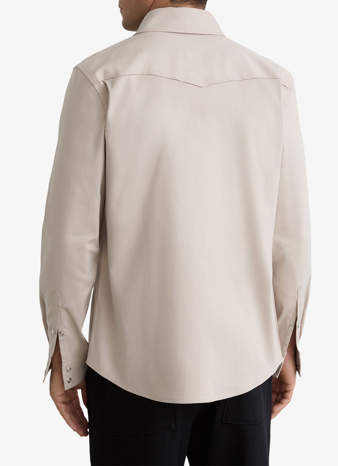 Reiss McRae overhemd met borstzakken - achterkant beige