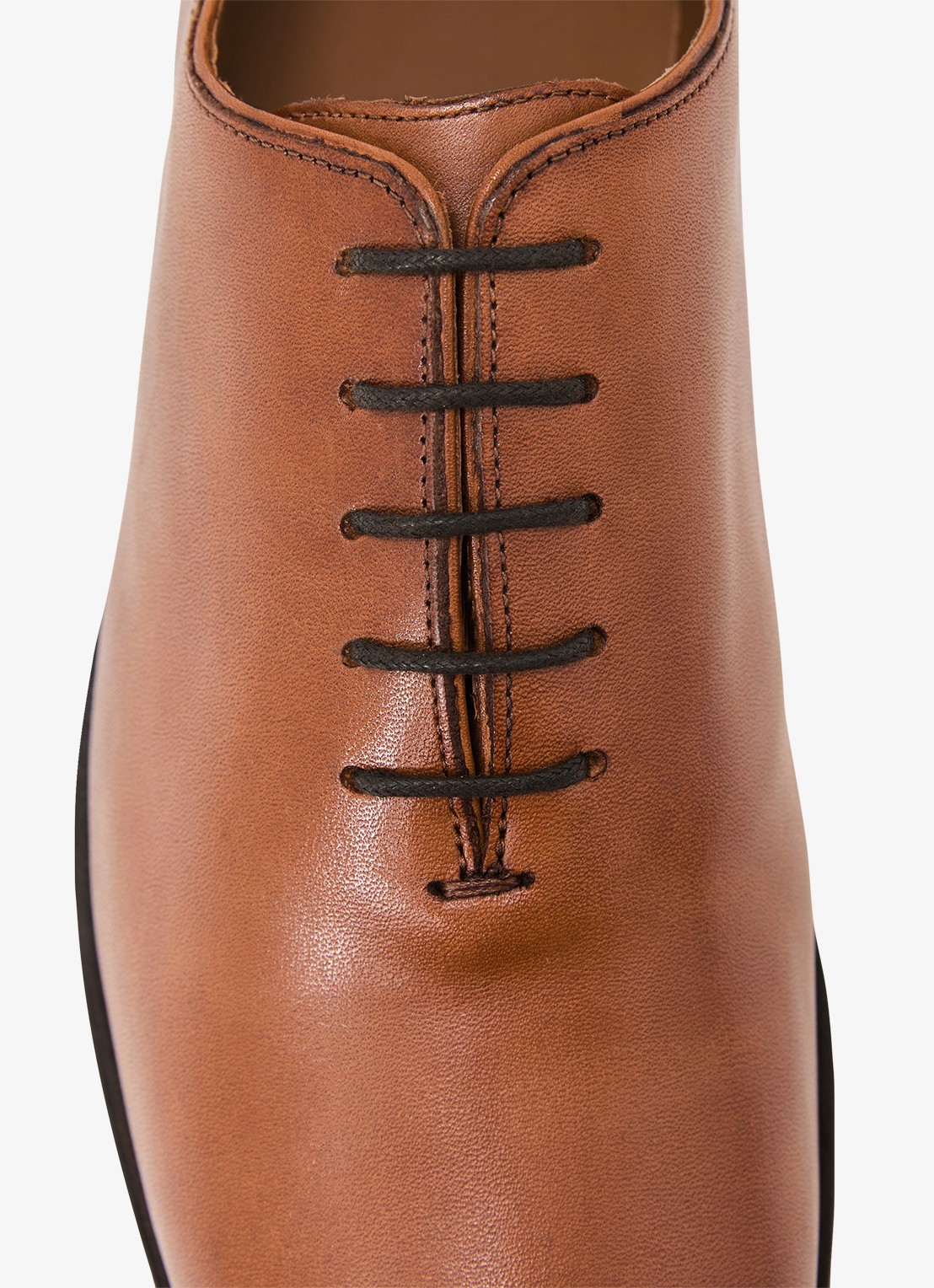 Reiss Mead veterschoen van leer - detail 5 bruin