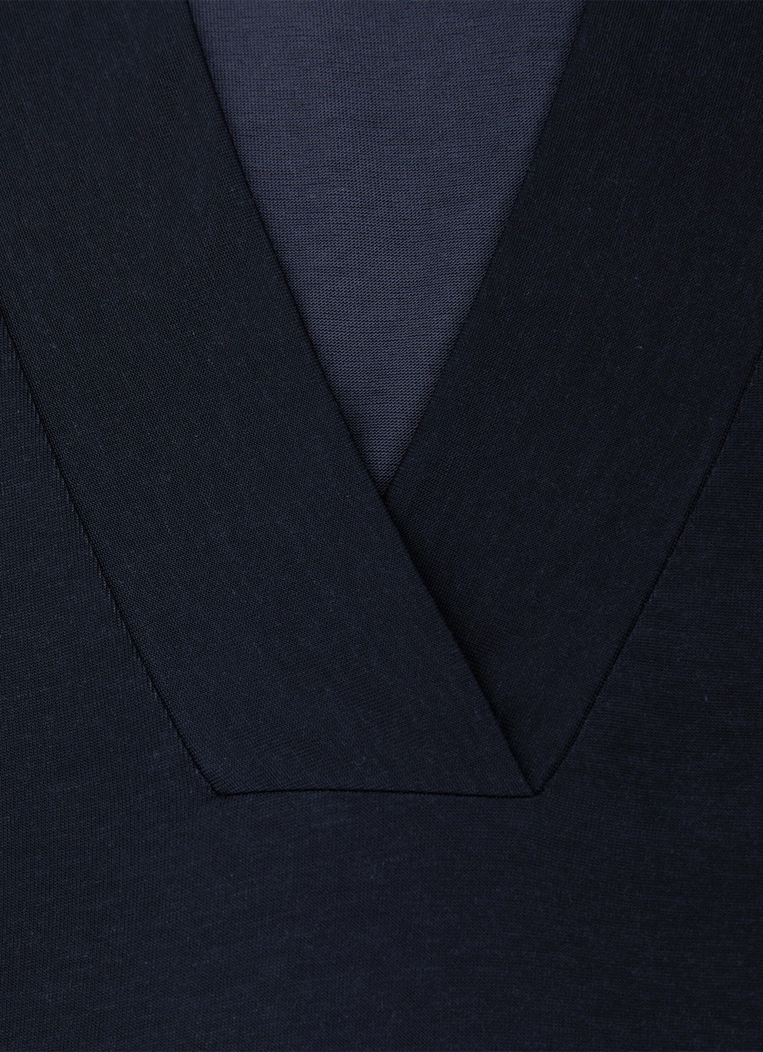 Reiss Miley top met V-hals - detail 4 blauw