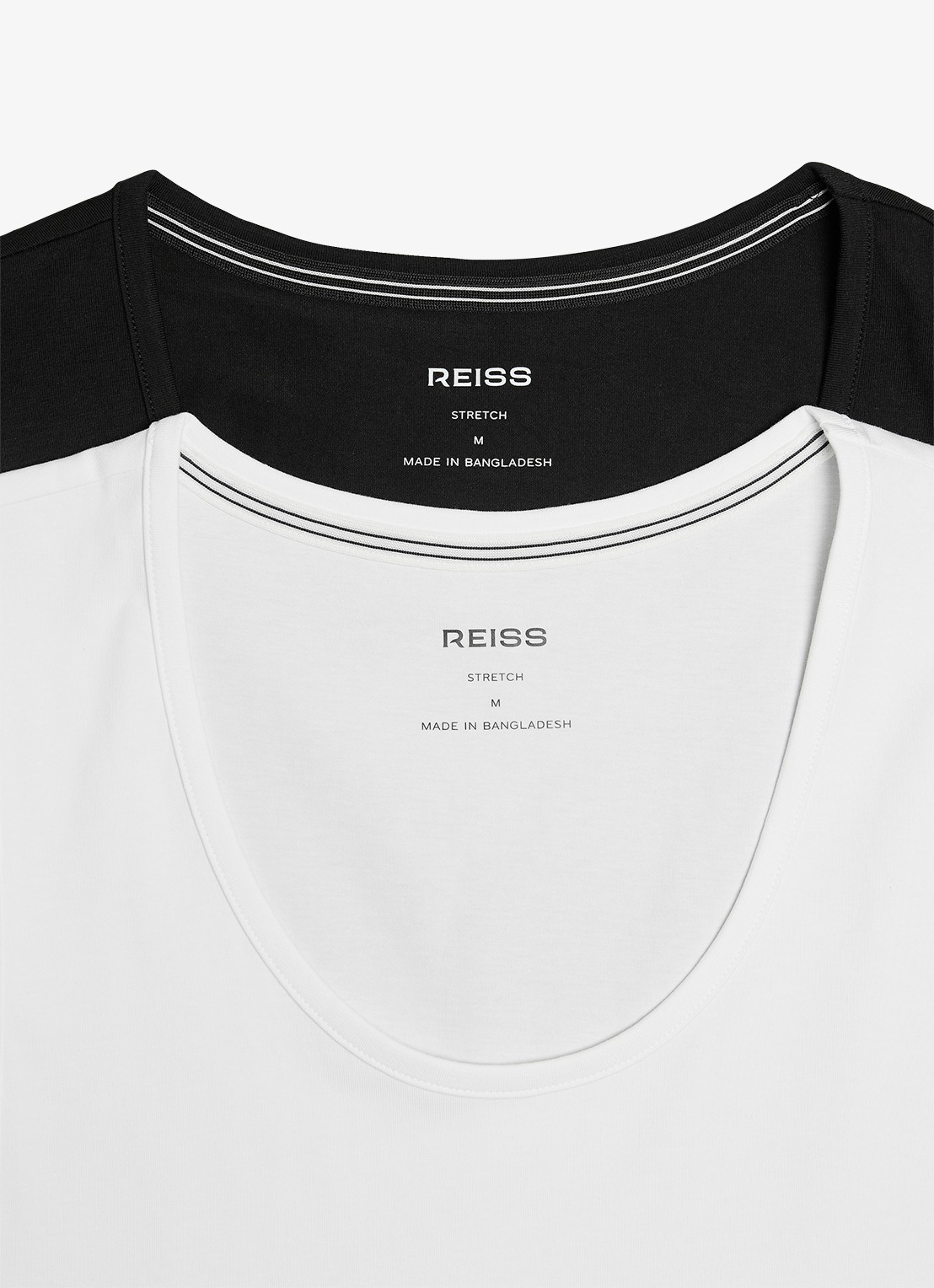 Reiss Monty singlet van katoen in 2-pack - detail 7 wit