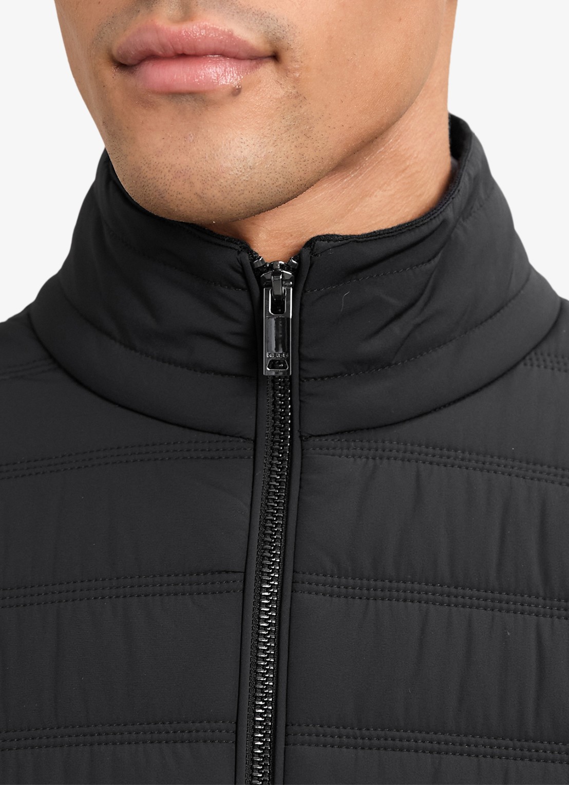 Reiss Newford bodywarmer met steekzakken - detail 3 black / zwart