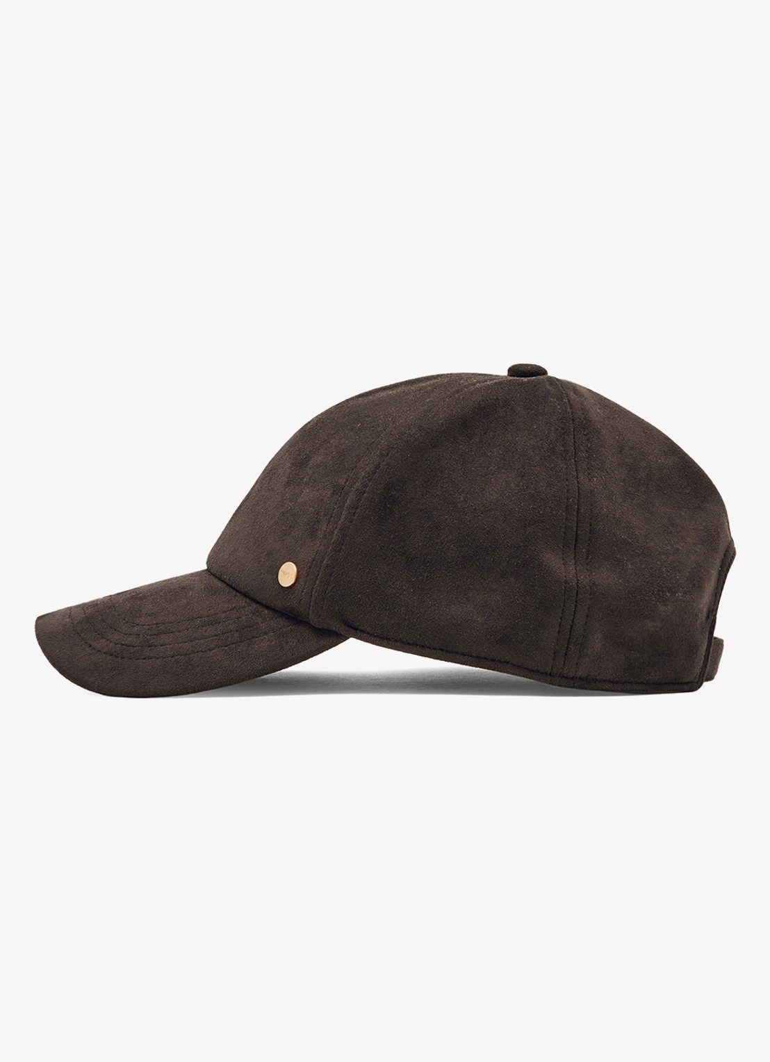 Reiss Nicky pet met logo - voorkant 4 donkerbruin