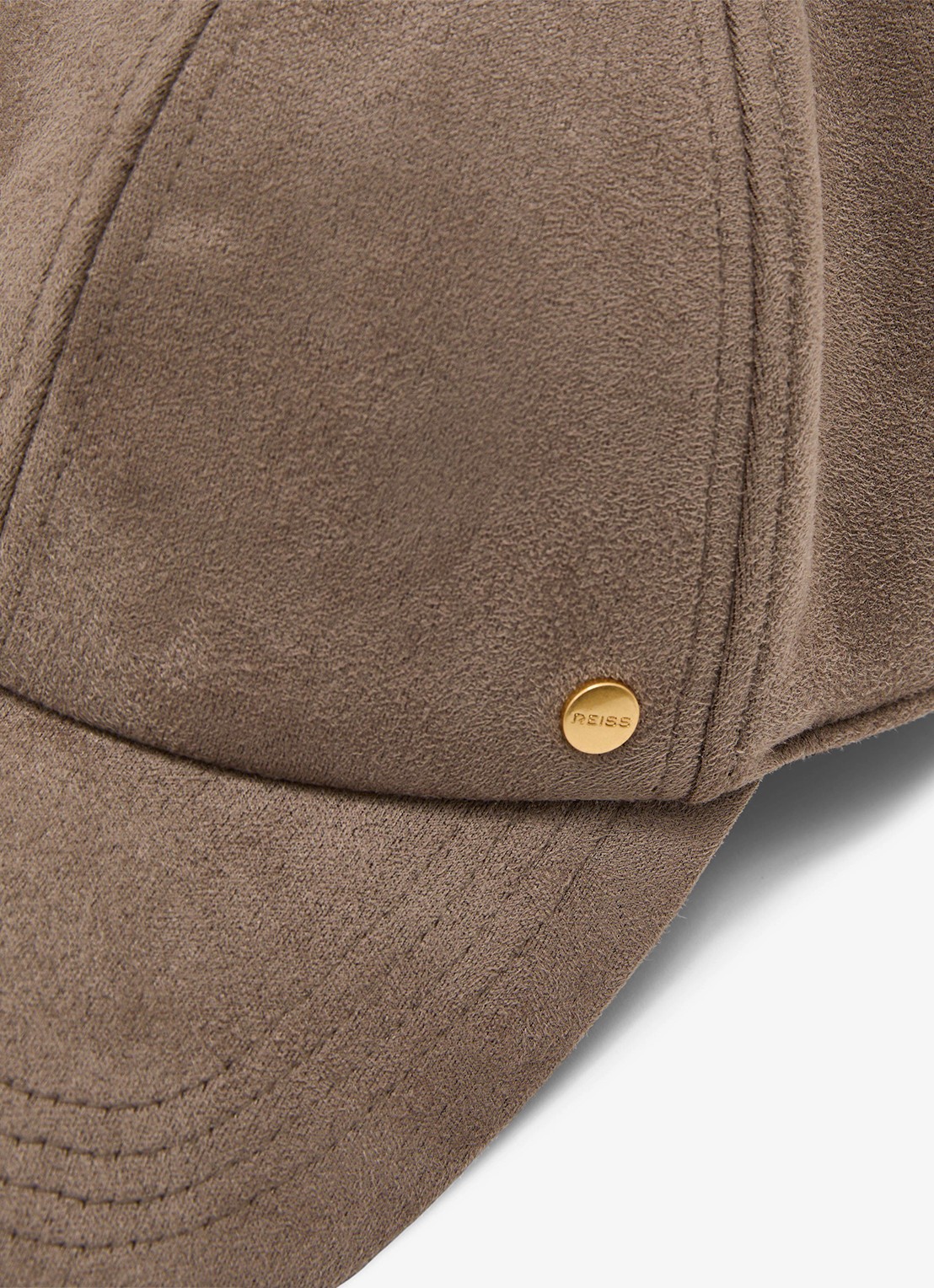 Reiss Nicky pet met logo - detail 4 taupe