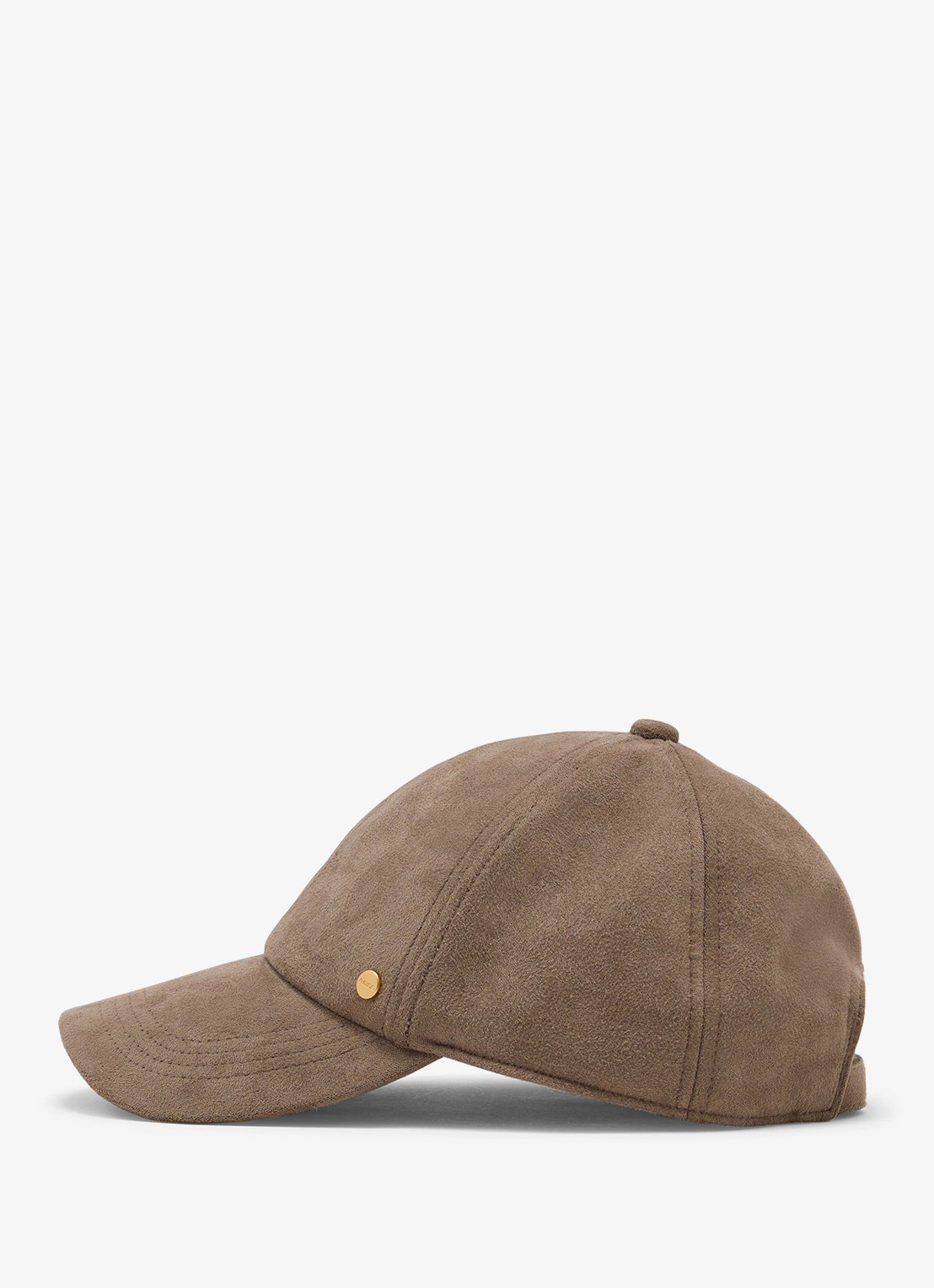 Reiss Nicky pet met logo - voorkant taupe