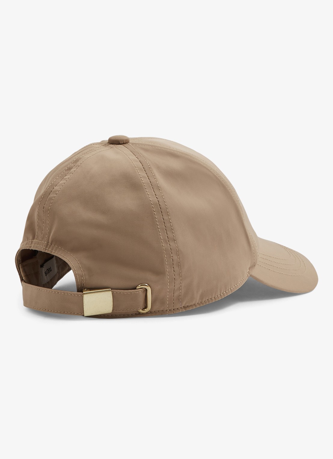 Reiss Nicole pet met logoborduring  - achterkant 4 taupe