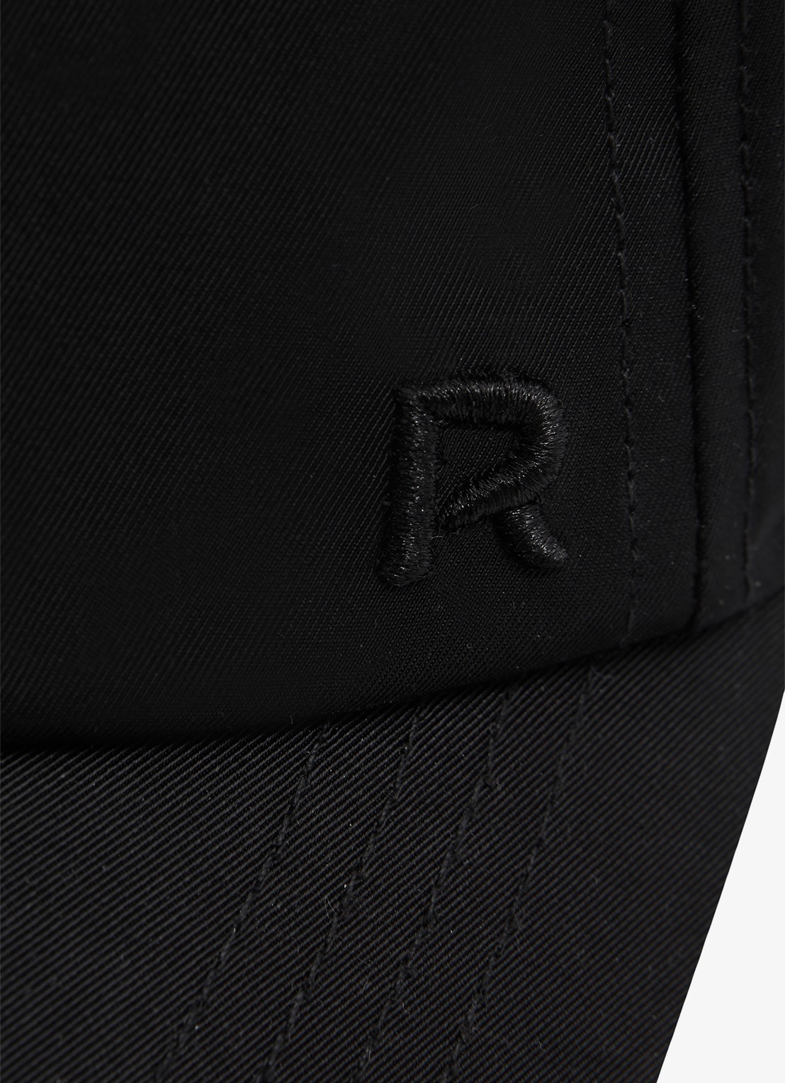 Reiss Nicole pet met logoborduring  - detail black / zwart