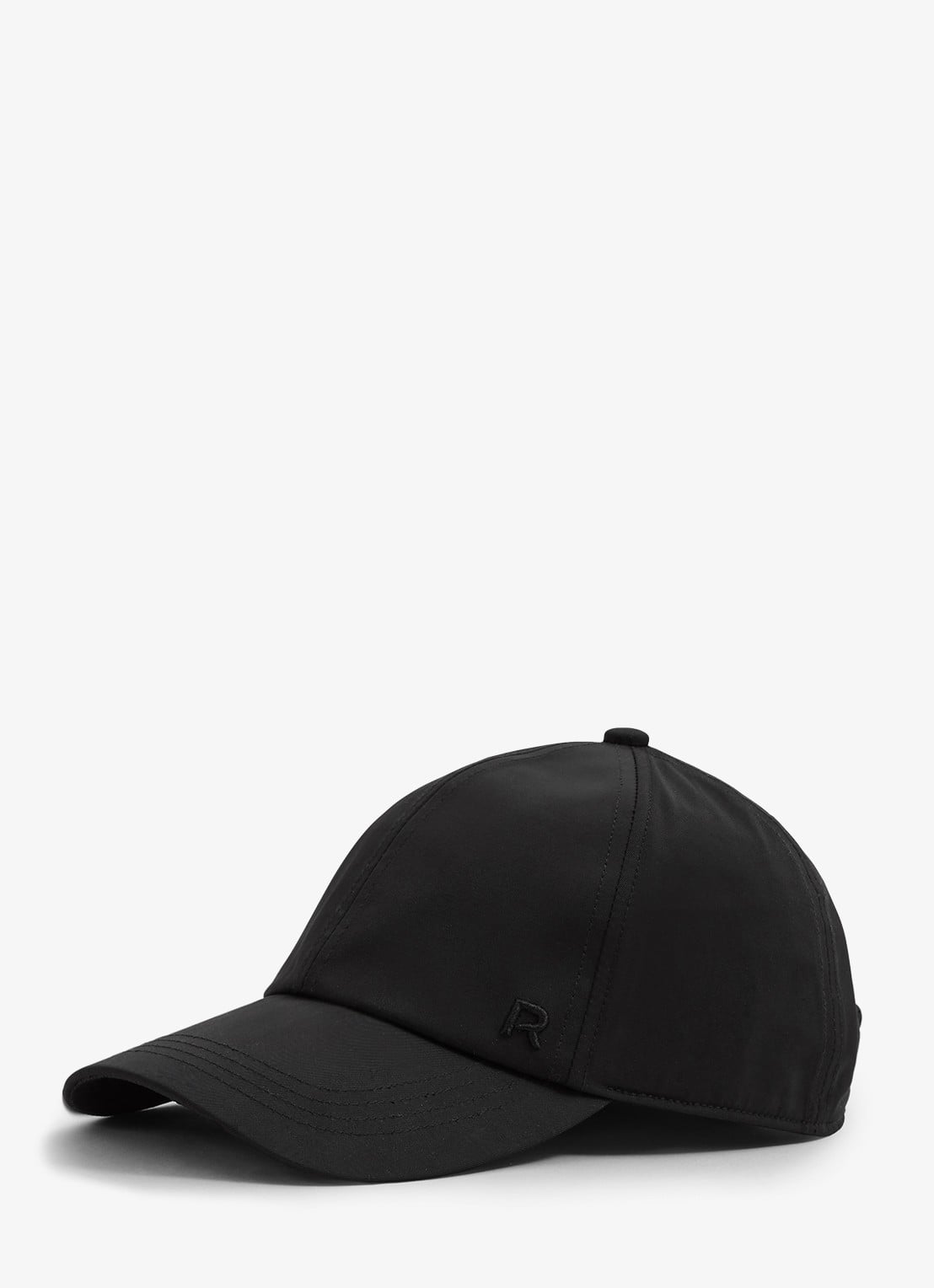 Reiss Nicole pet met logoborduring  - voorkant 2 black / zwart