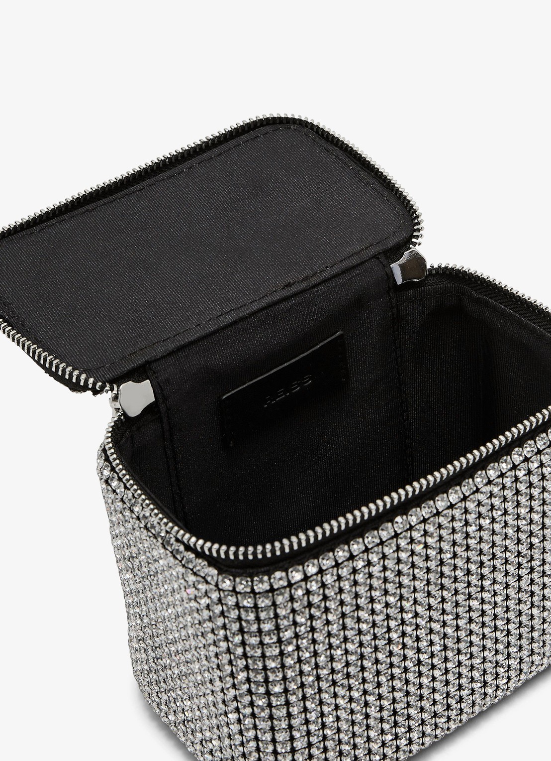 Reiss NOVA mini crossbodytas met strass  - detail 4 zilver