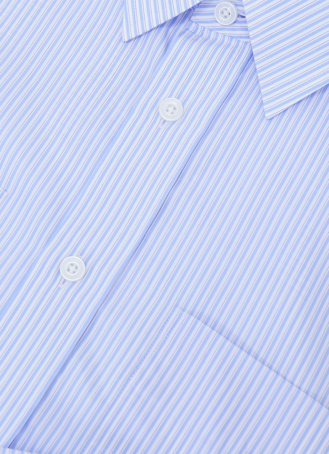 Reiss Ovante overshirt van lyocell - detail 6 lichtblauw