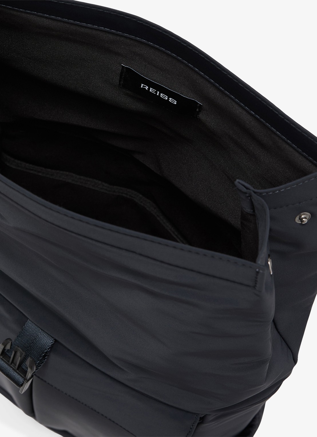 Reiss Pascal Technical Roll-Top rugzak met logo - detail 2 navy / blauw